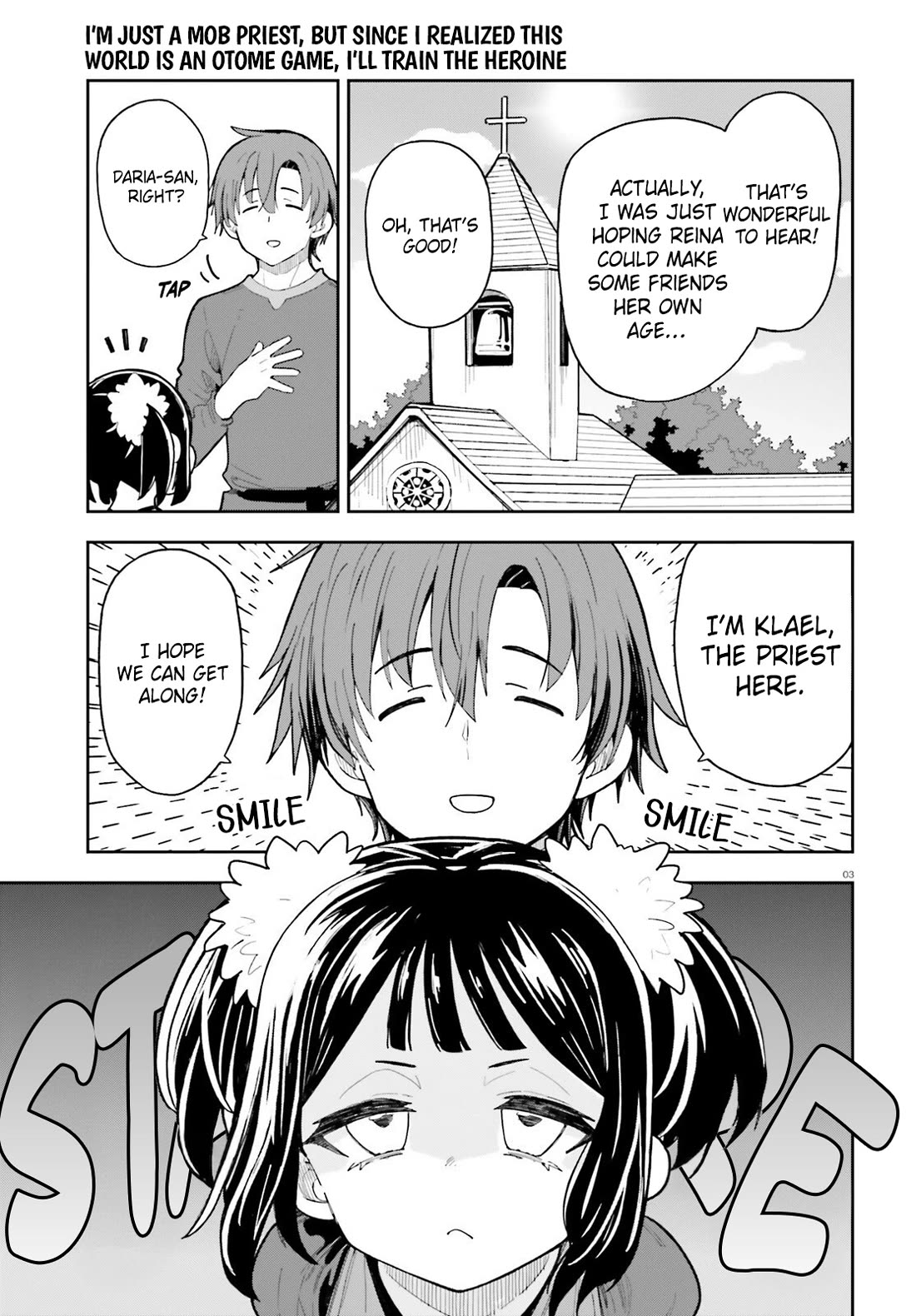 I'm Just a Mob Priest, but Since I Realized This World is an Otome Game, I'll Train the Heroine chapter 10 page 4