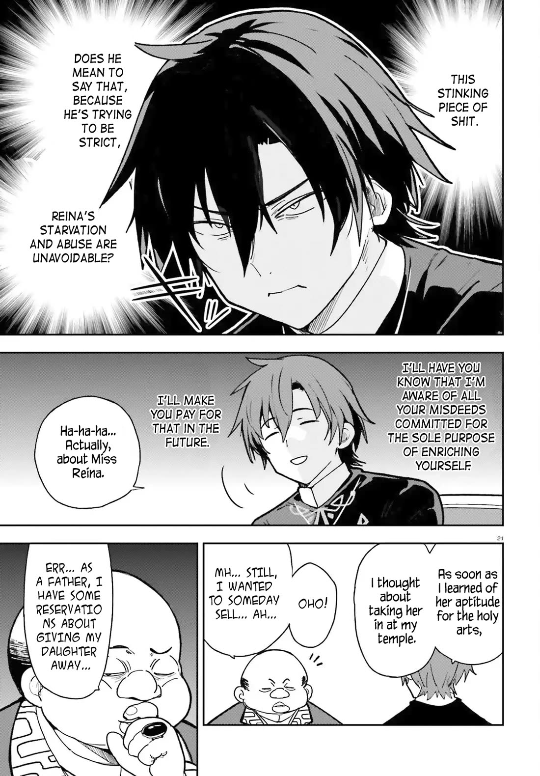 I'm Just a Mob Priest, but Since I Realized This World is an Otome Game, I'll Train the Heroine chapter 2 page 21