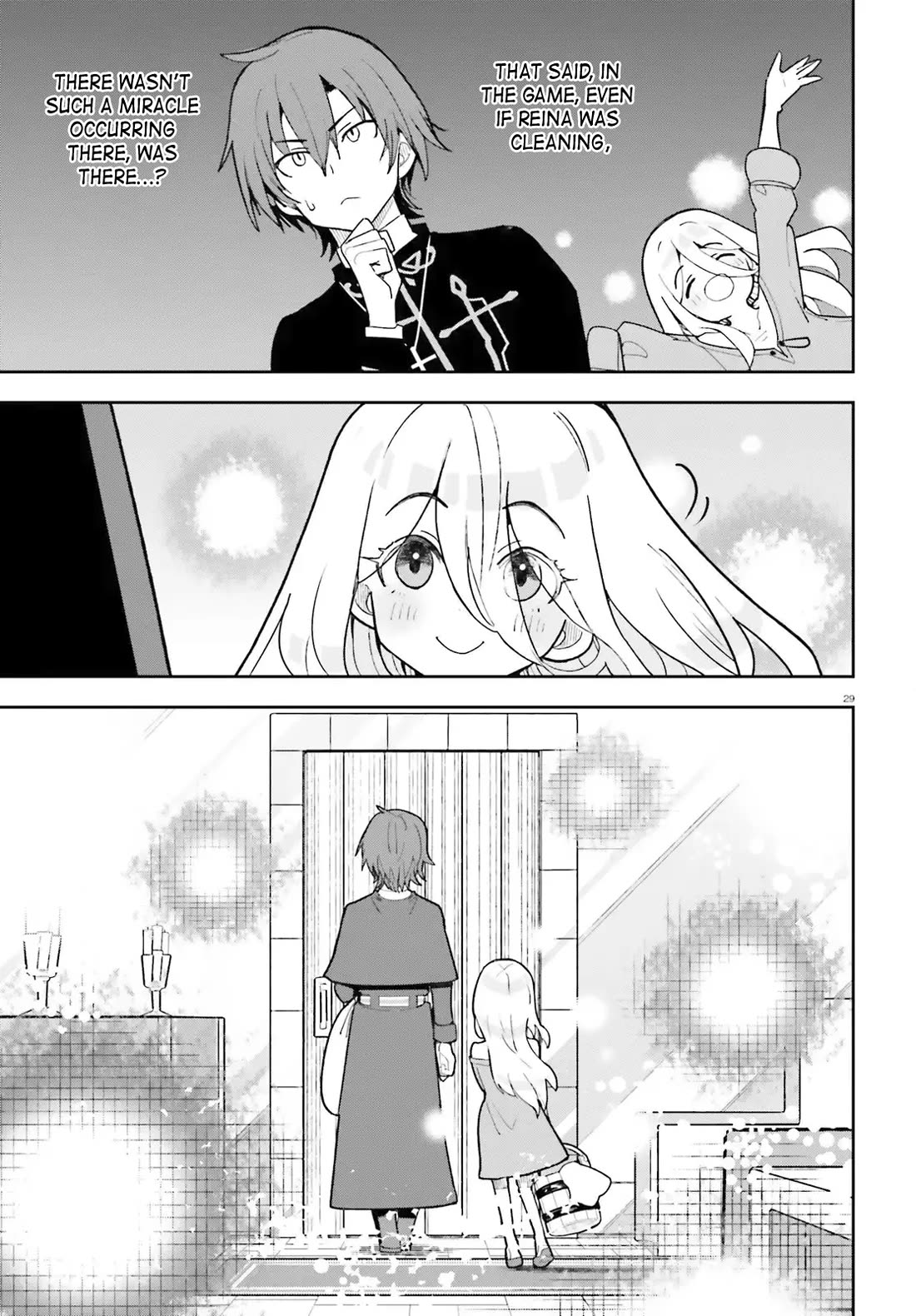 I'm Just a Mob Priest, but Since I Realized This World is an Otome Game, I'll Train the Heroine chapter 2 page 29