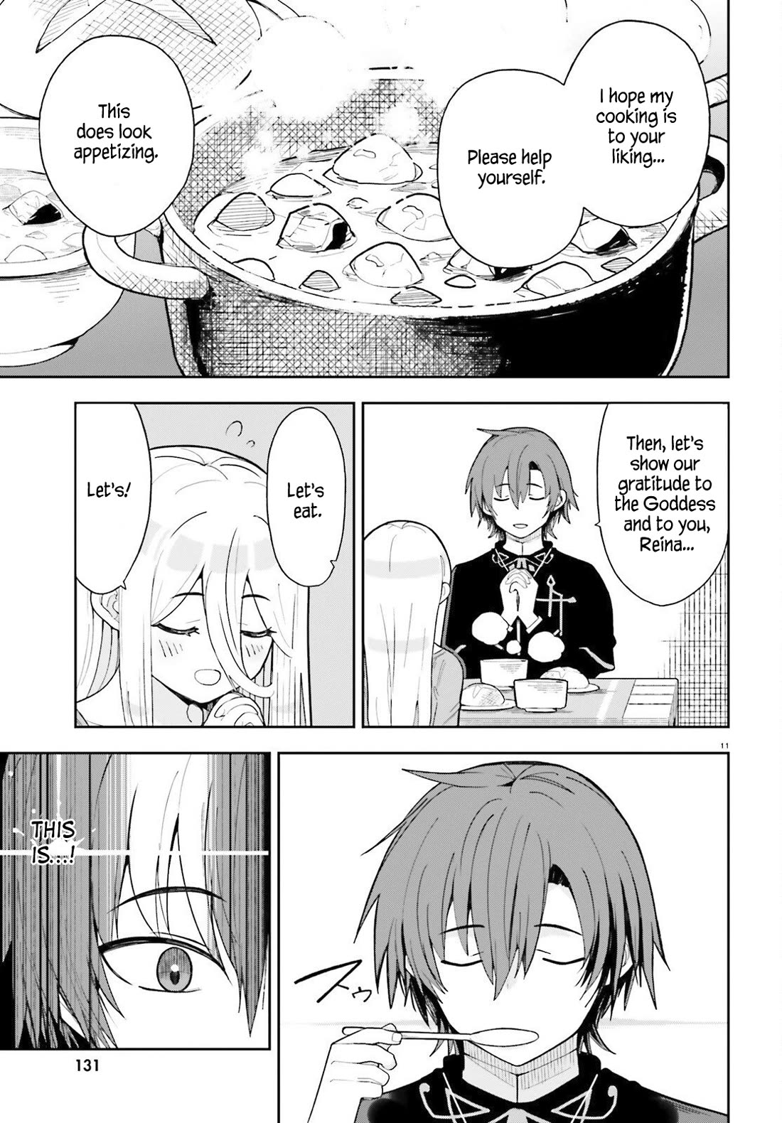 I'm Just a Mob Priest, but Since I Realized This World is an Otome Game, I'll Train the Heroine chapter 3 page 11