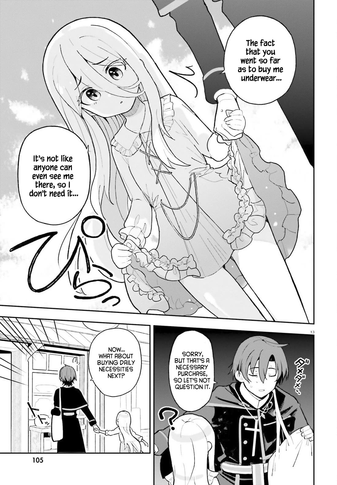I'm Just a Mob Priest, but Since I Realized This World is an Otome Game, I'll Train the Heroine chapter 4 page 13