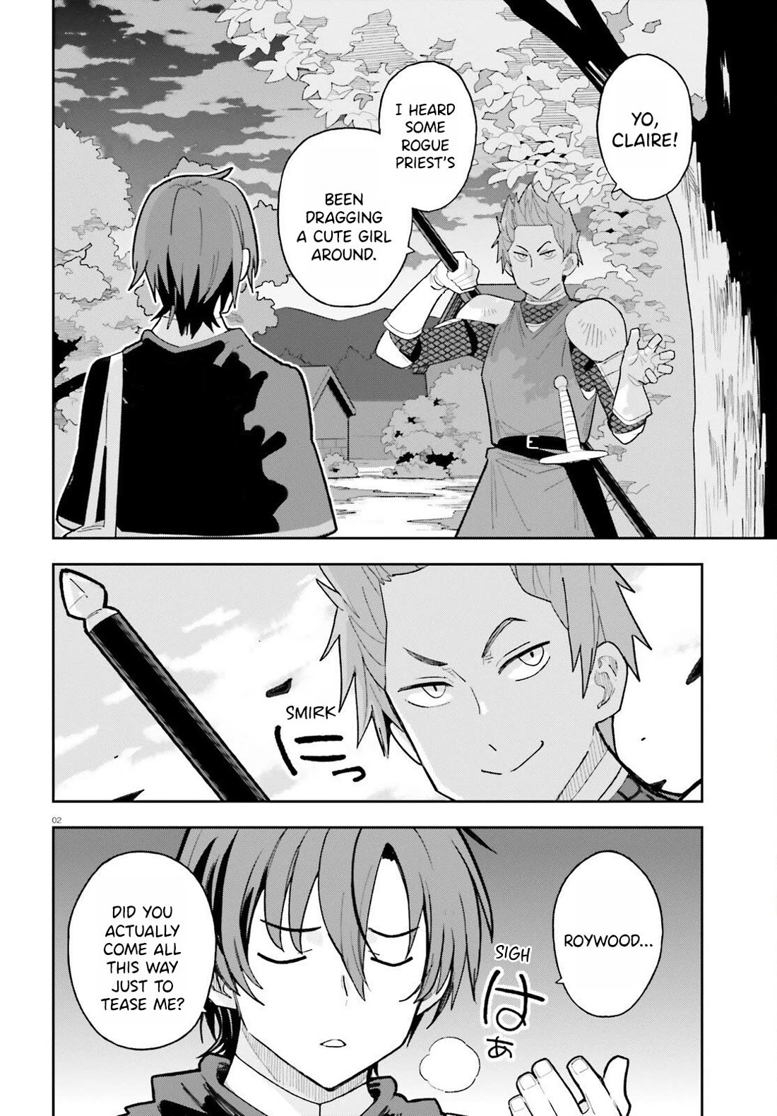 I'm Just a Mob Priest, but Since I Realized This World is an Otome Game, I'll Train the Heroine chapter 5 page 3