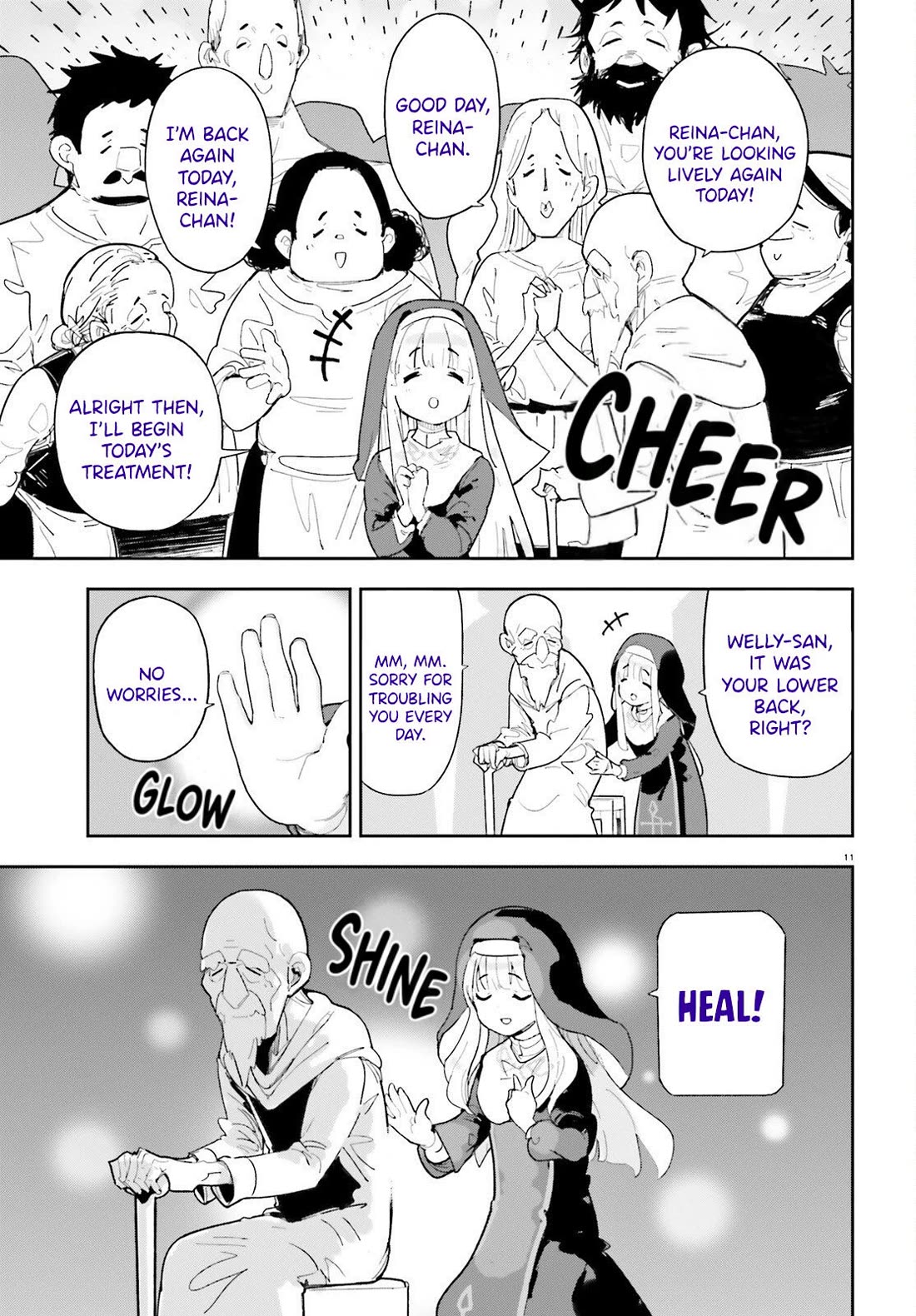 I'm Just a Mob Priest, but Since I Realized This World is an Otome Game, I'll Train the Heroine chapter 6 page 11