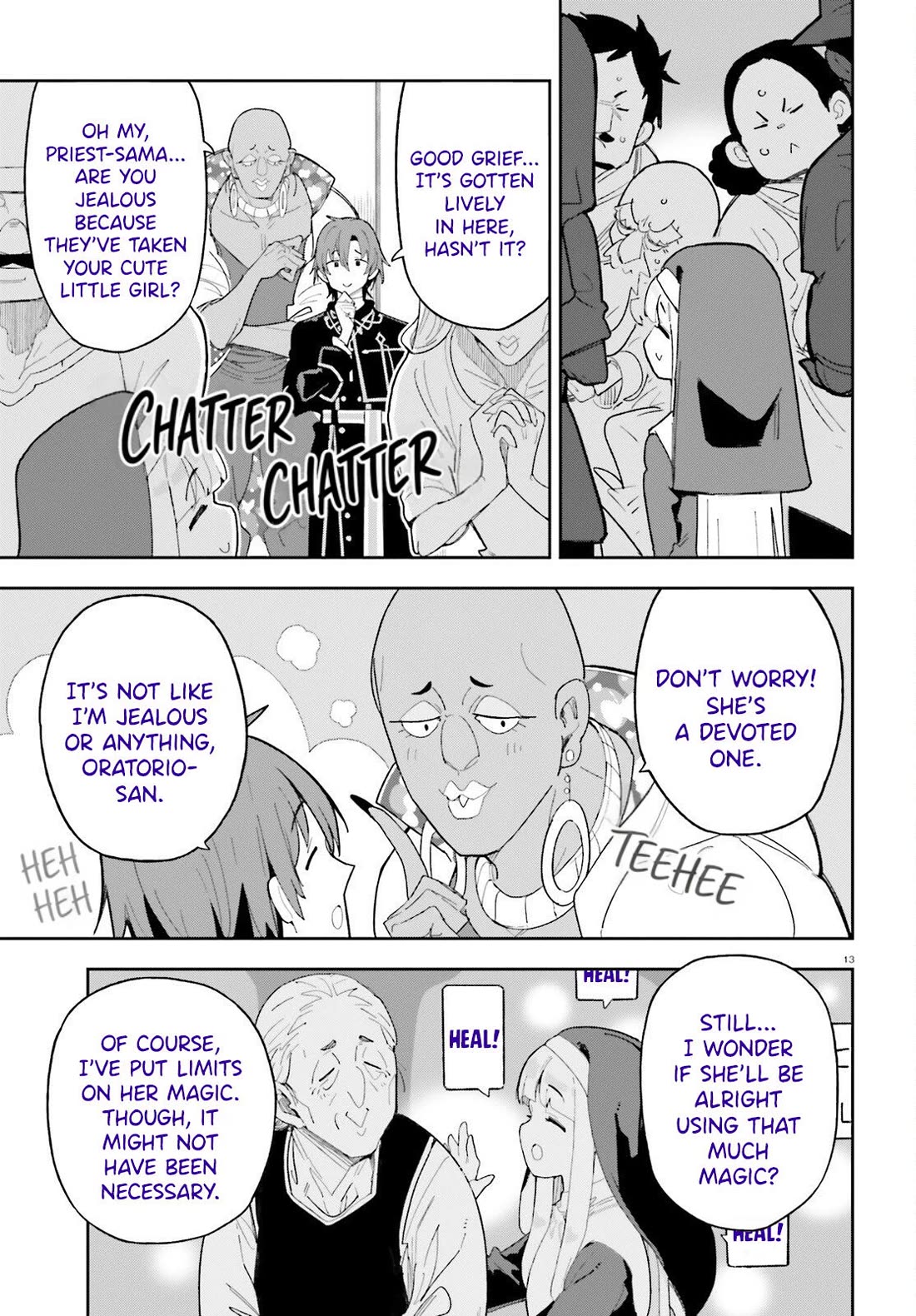 I'm Just a Mob Priest, but Since I Realized This World is an Otome Game, I'll Train the Heroine chapter 6 page 13
