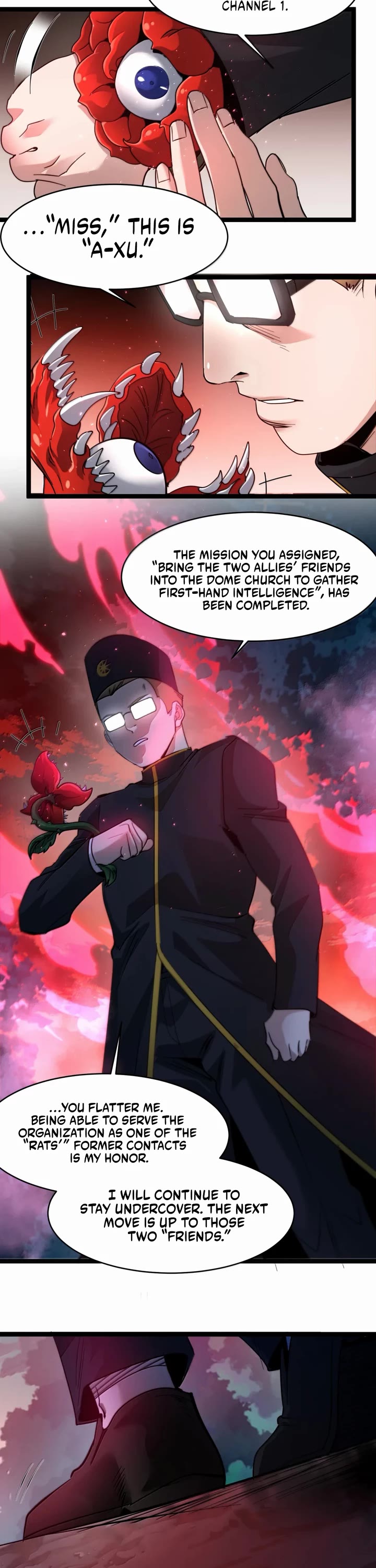 I’m Really Not the Evil God’s Lackey chapter 187 page 27