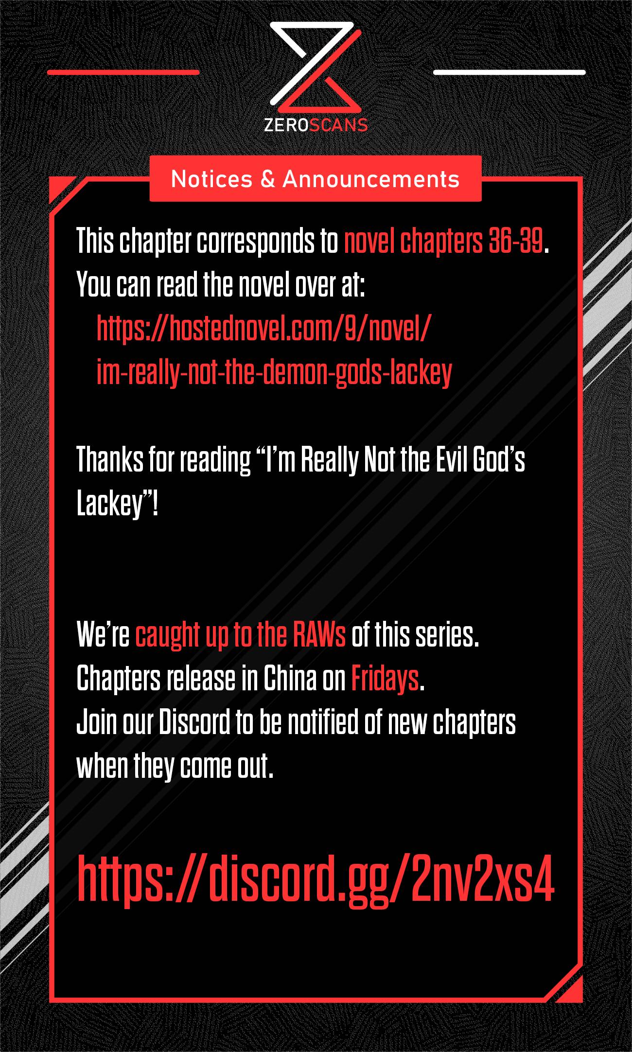 I’m Really Not the Evil God’s Lackey chapter 19 page 20