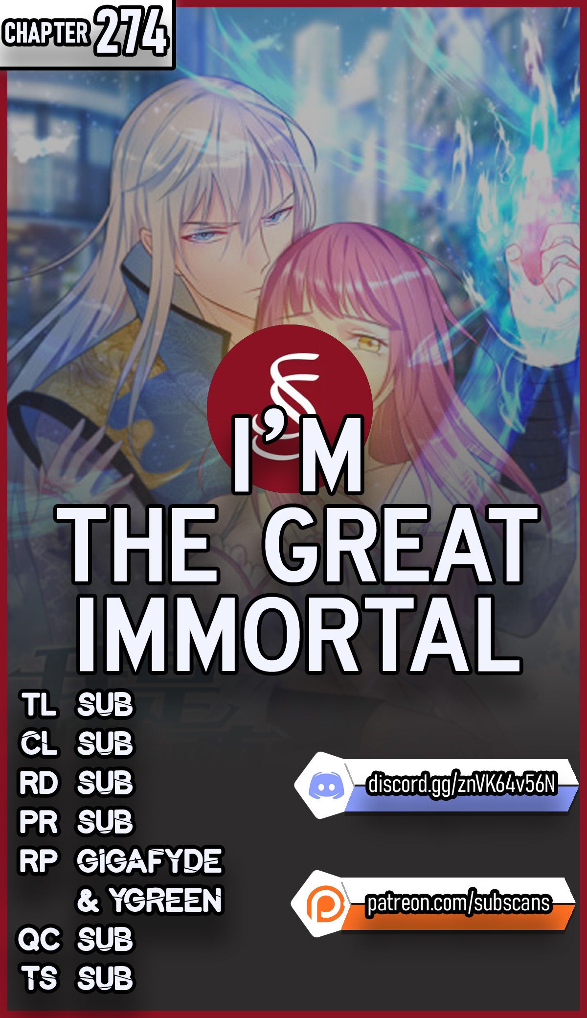 I'm The Great Immortal chapter 274 page 1