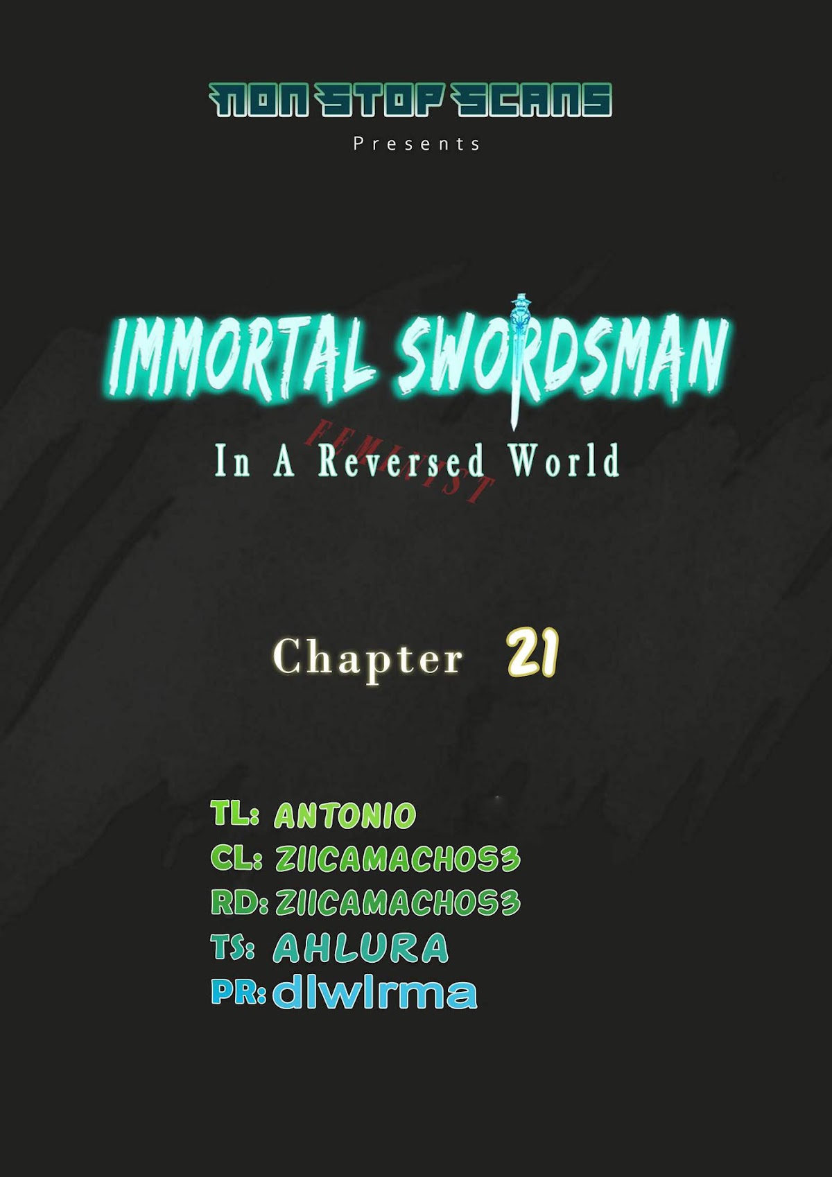 Immortal Swordsman in The Reverse World chapter 21 page 1