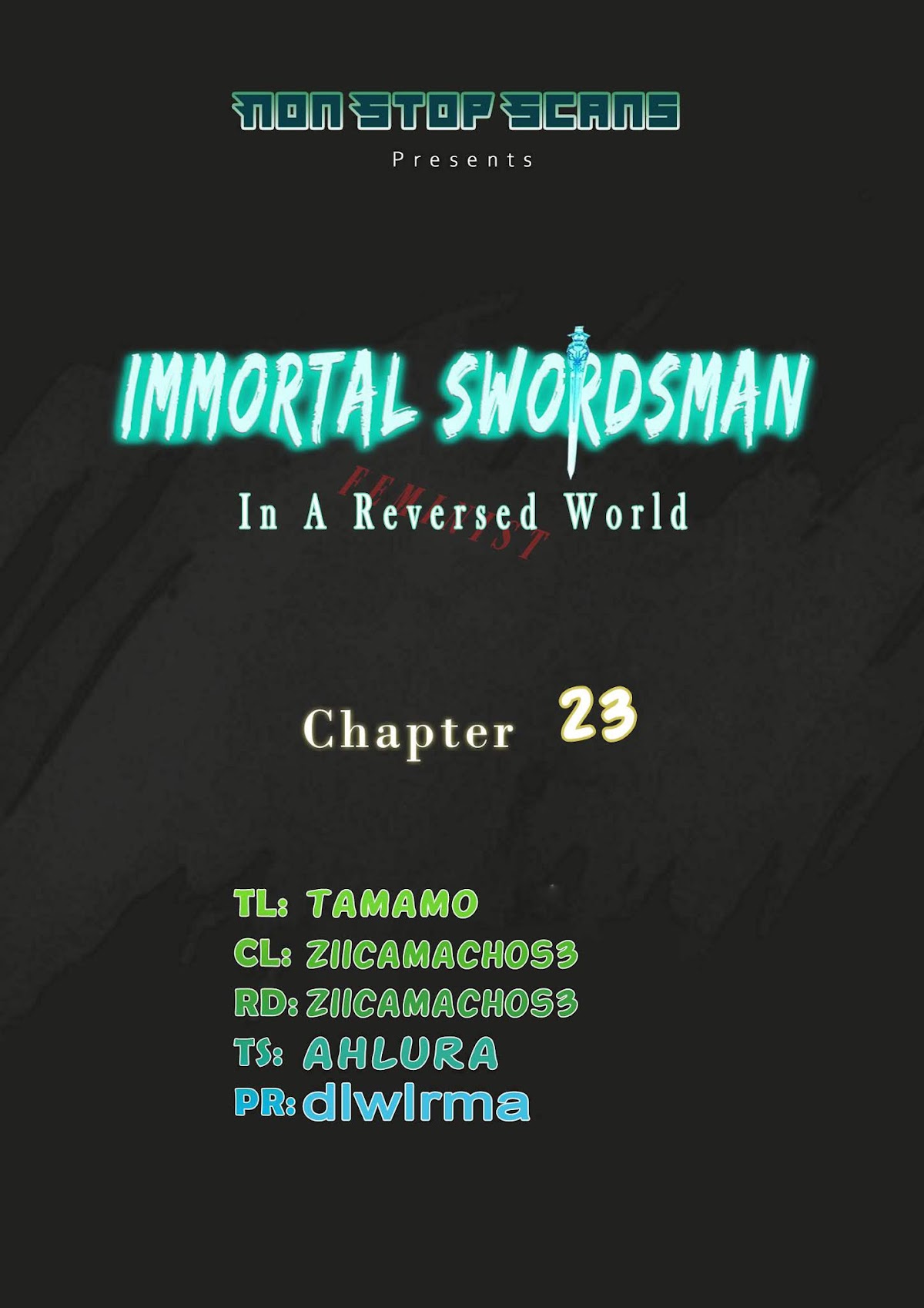 Immortal Swordsman in The Reverse World chapter 23 page 1