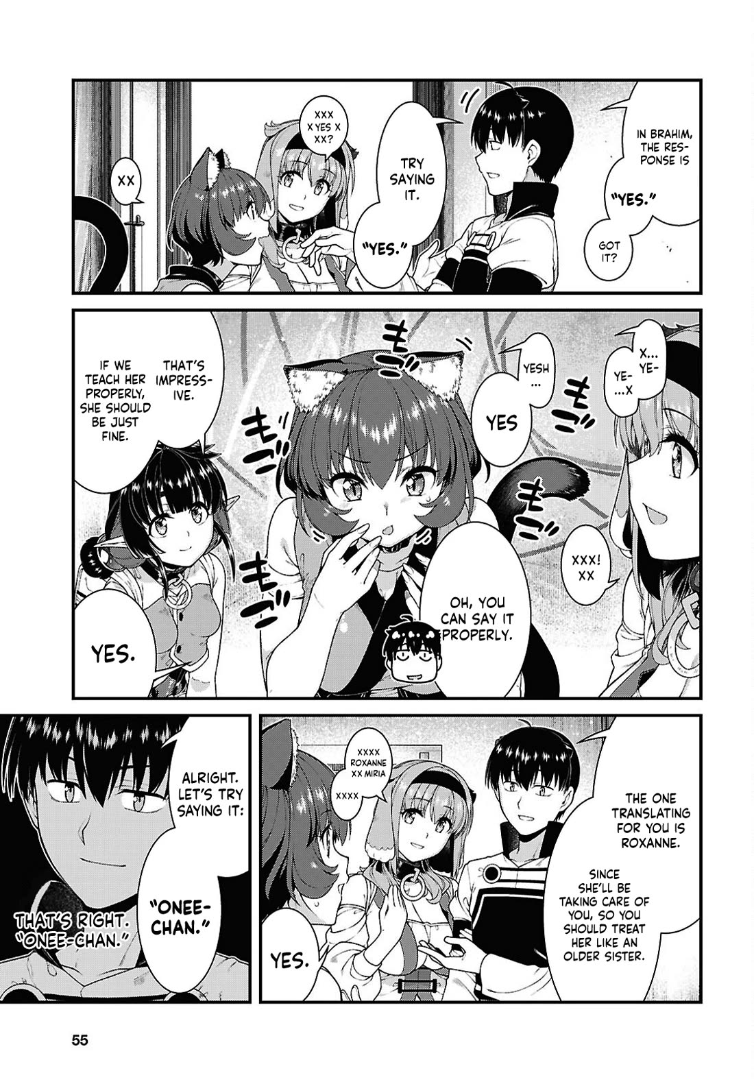 Isekai Meikyuu de Harem o chapter 104 page 4