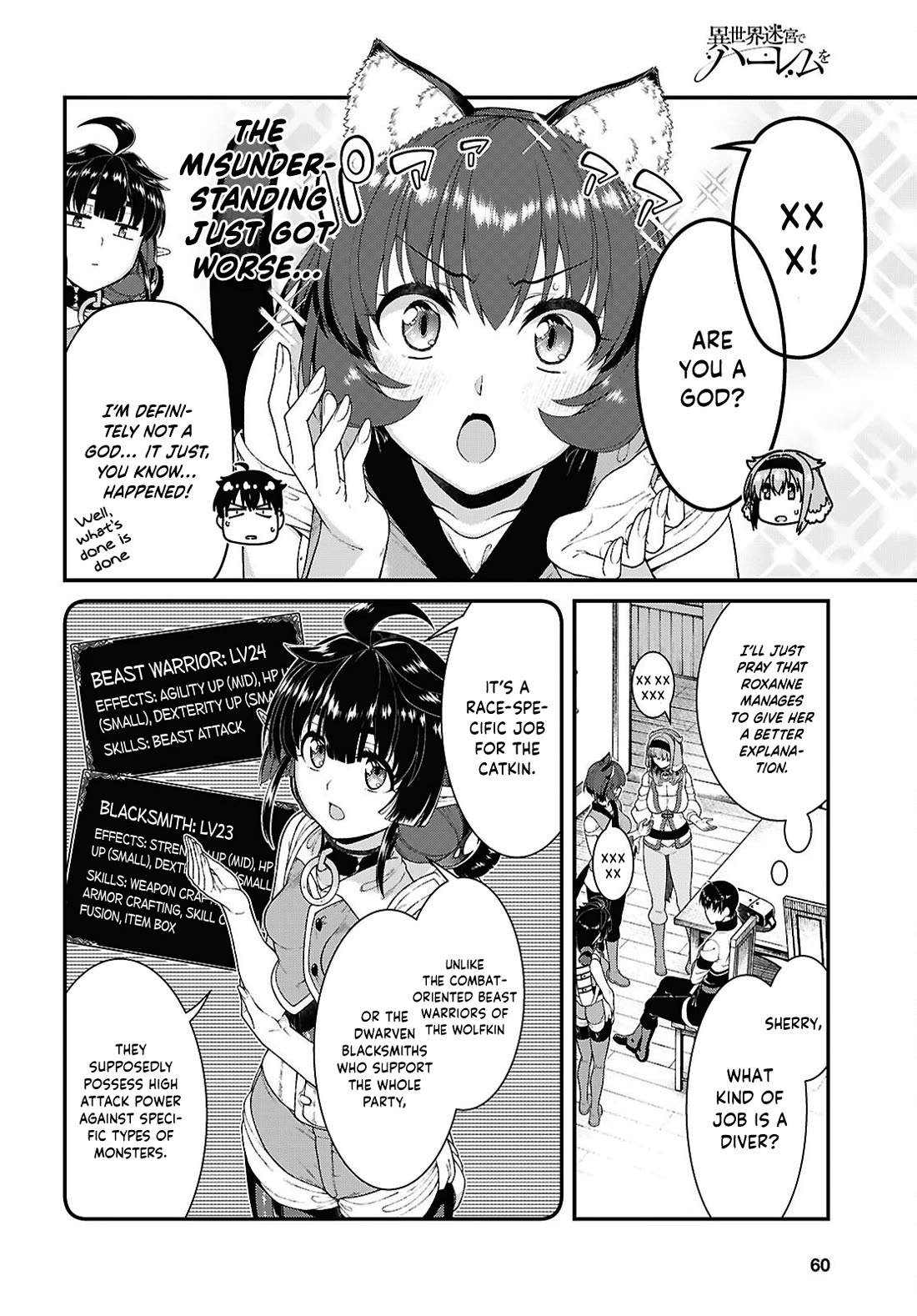 Isekai Meikyuu de Harem o chapter 104 page 9