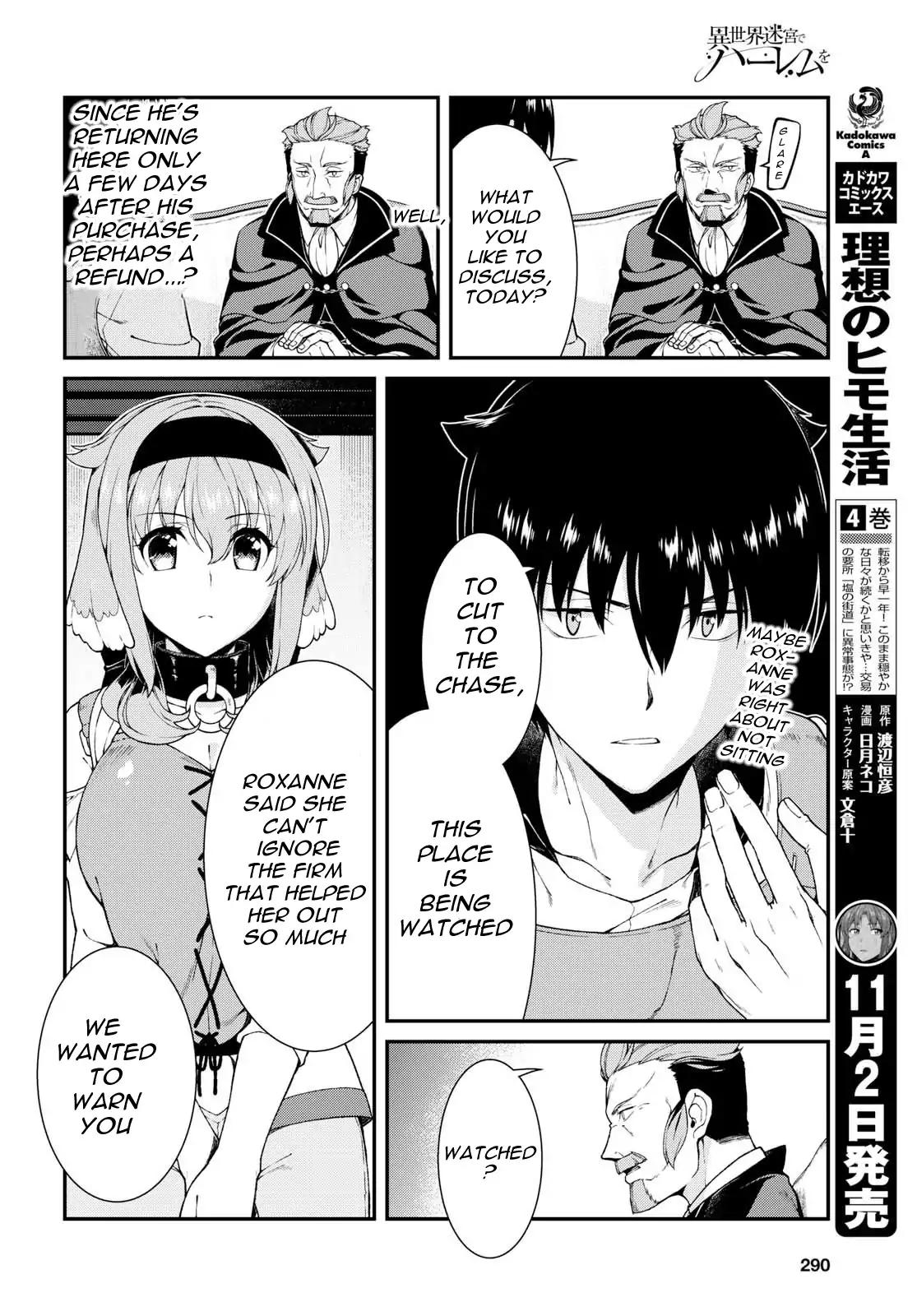 Isekai Meikyuu de Harem o chapter 19 page 8