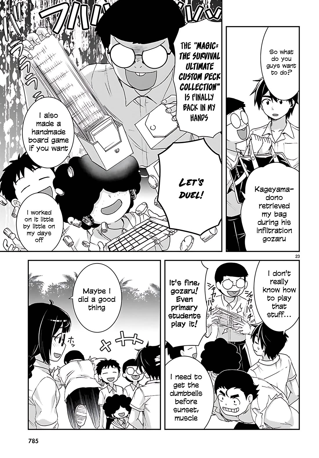 Isekai Yurutto Survival Seikatsu: Gakkou no Minna to Isekai no Mujintou ni Tenishitakedo Ore Dake Rakushou desu chapter 44 page 23