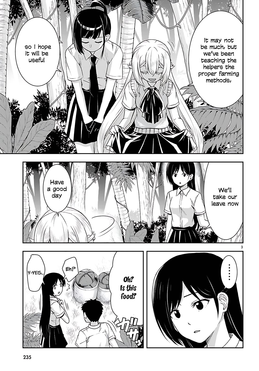 Isekai Yurutto Survival Seikatsu: Gakkou no Minna to Isekai no Mujintou ni Tenishitakedo Ore Dake Rakushou desu chapter 45 page 4