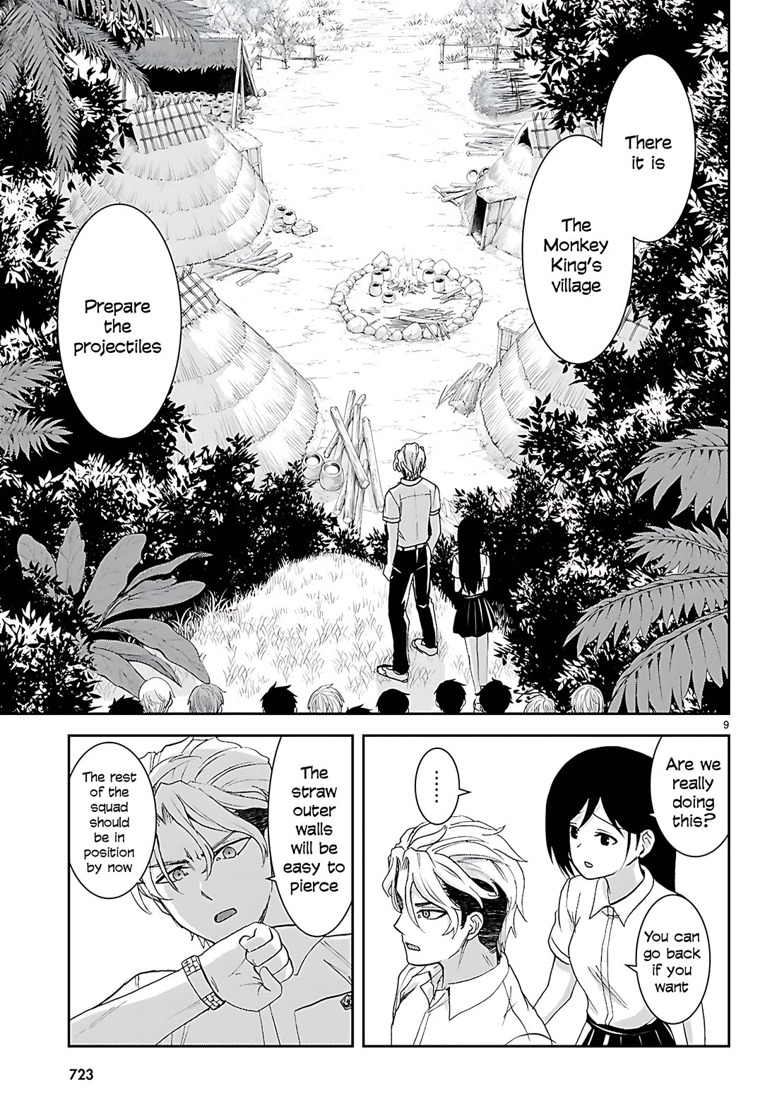 Isekai Yurutto Survival Seikatsu: Gakkou no Minna to Isekai no Mujintou ni Tenishitakedo Ore Dake Rakushou desu chapter 46 page 10