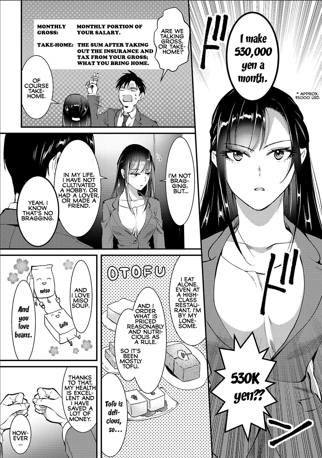 It's Fun Having a 300,000 Yen a Month Job Welcoming Home an Onee-san Who Doesn't Find Meaning in a Job That Pays Her 500,000 Yen a Month chapter 1 page 20