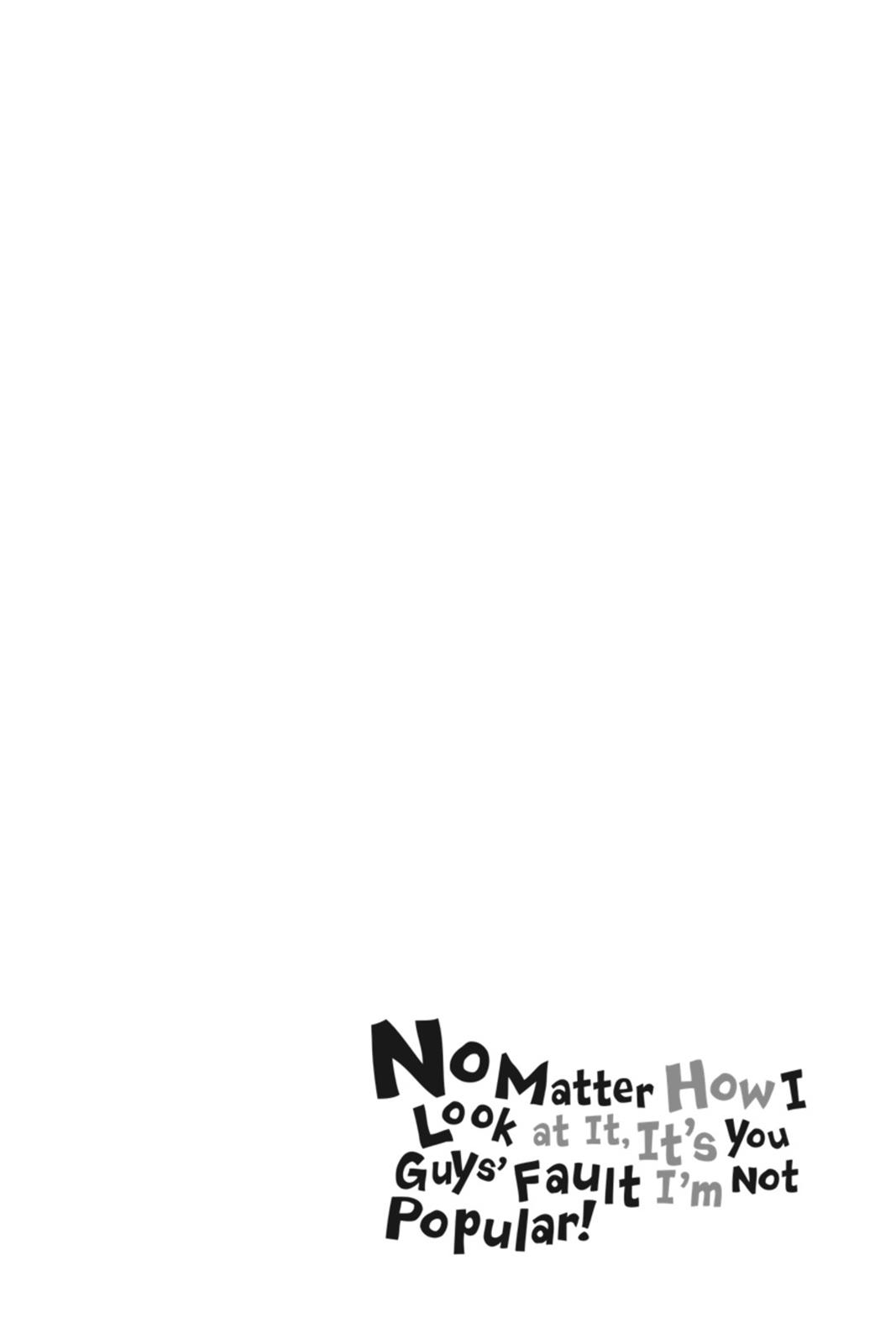 It’s Not My Fault That I’m Not Popular! chapter 46.5 page 13