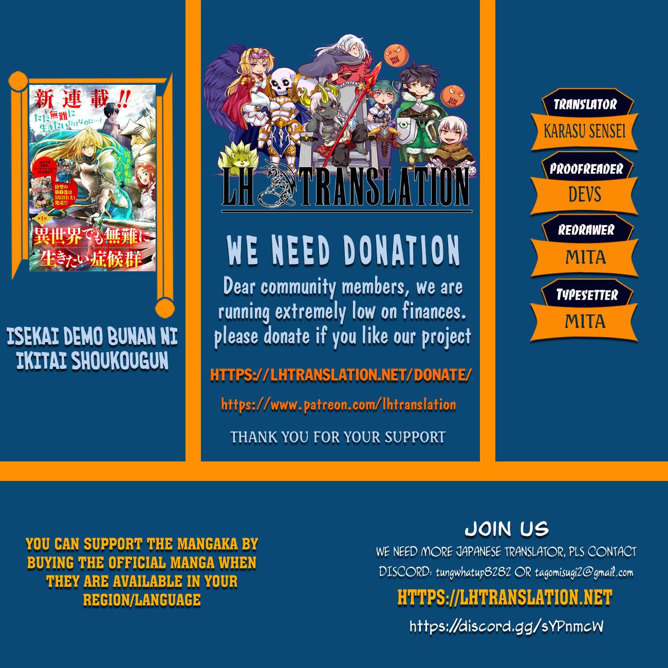 It's Sudden, but I came to Another World! But i hope to live Safely chapter 8 page 1