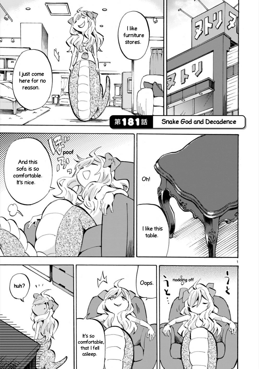 Jashin-chan Dropkick chapter 181 page 1