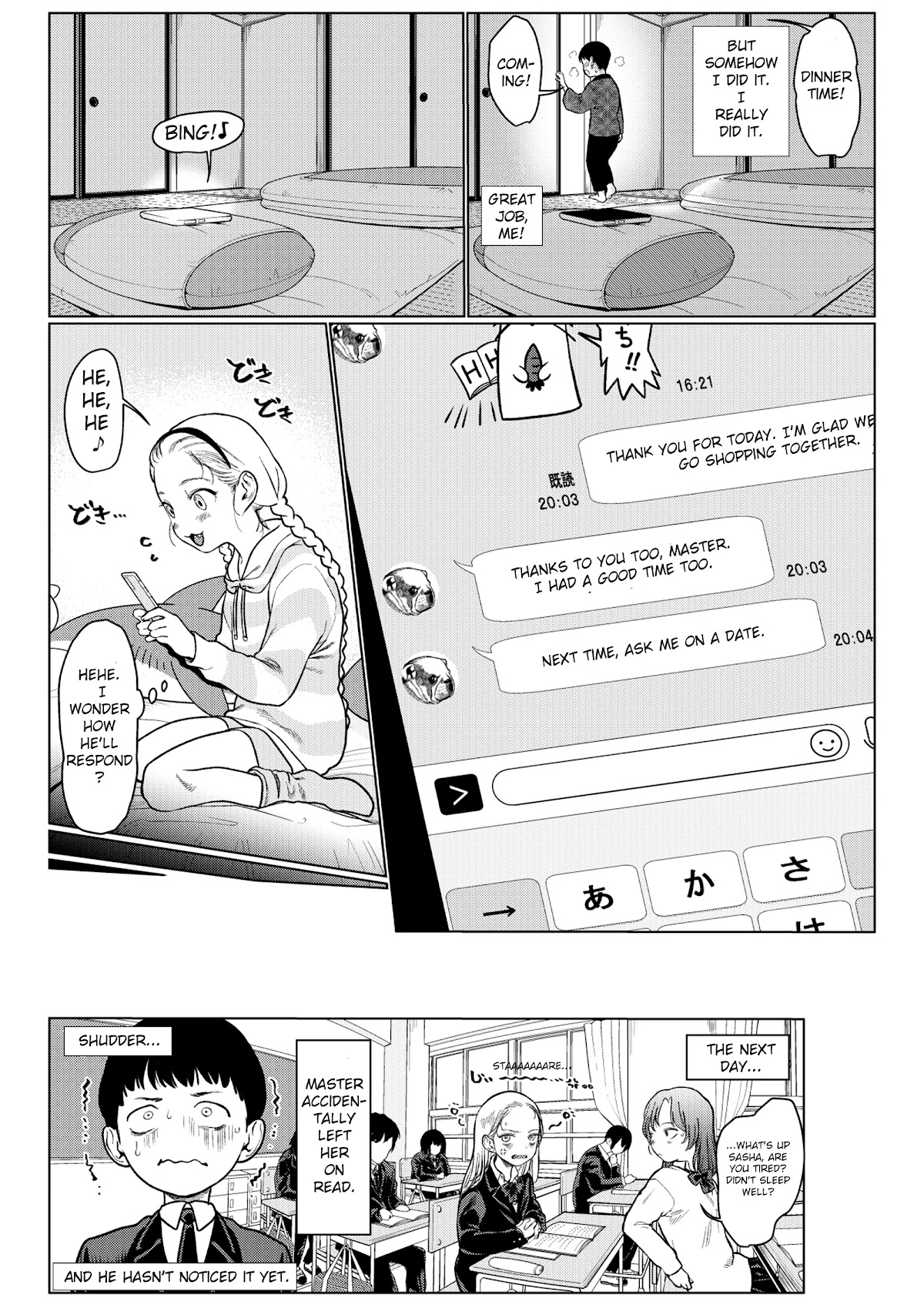 JC Sasha and Her Otaku Classmate chapter 21 page 4