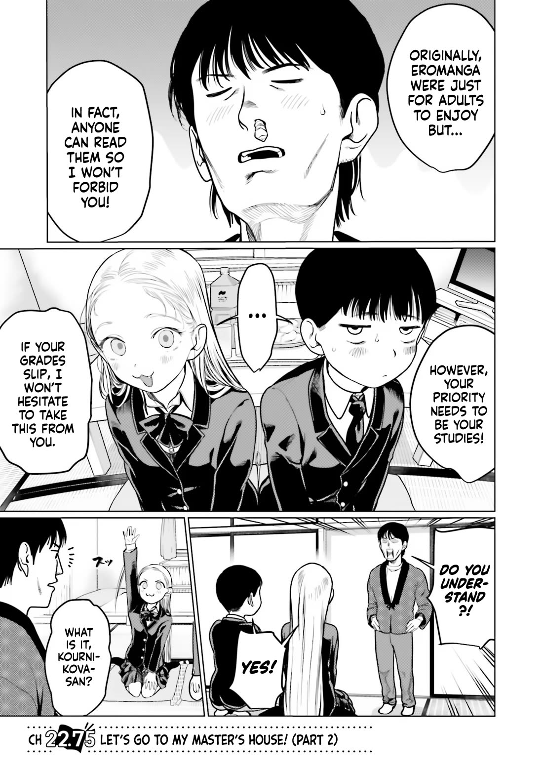JC Sasha and Her Otaku Classmate chapter 22.75 page 1