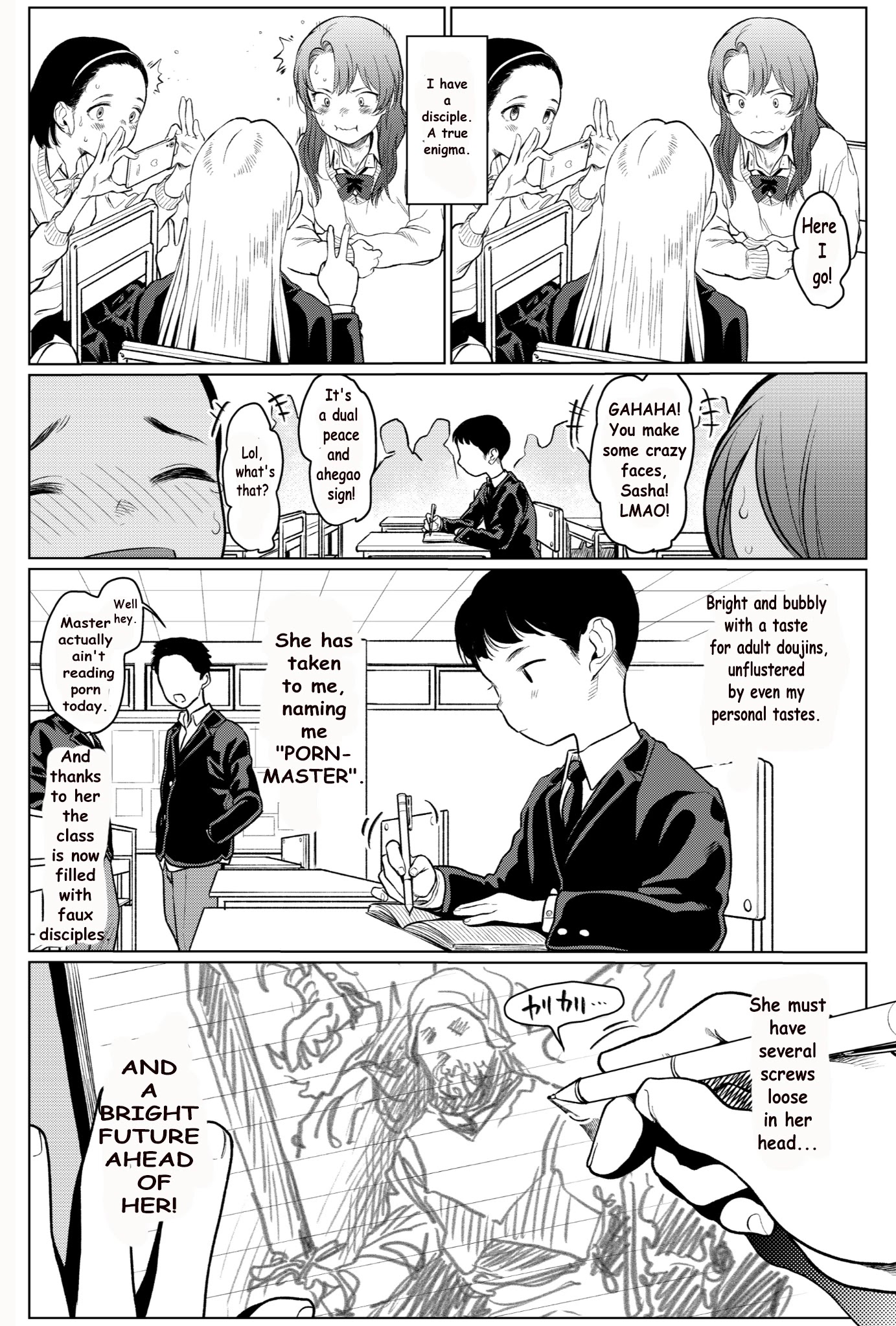 JC Sasha and Her Otaku Classmate chapter 3 page 1