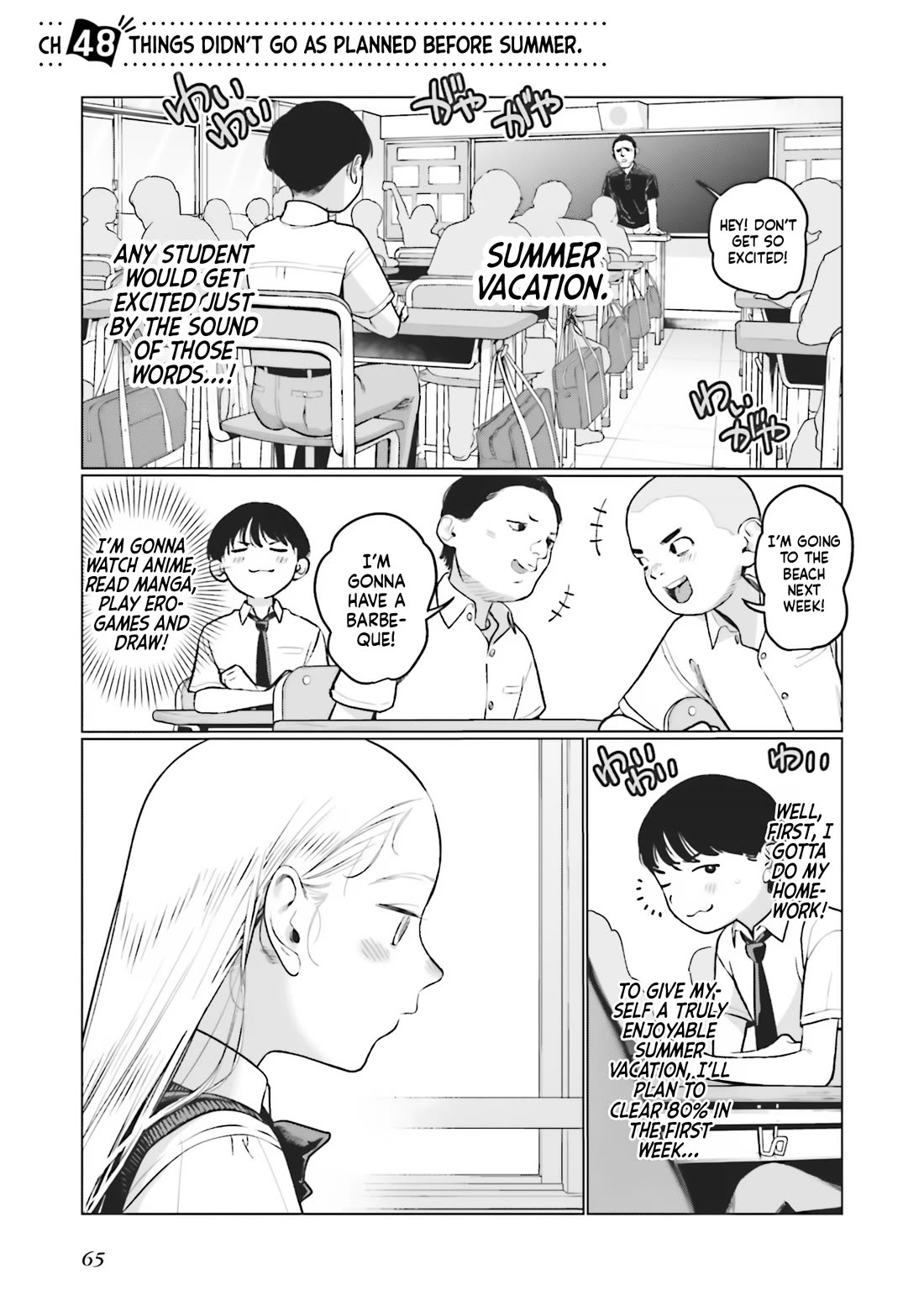 JC Sasha and Her Otaku Classmate chapter 48 page 1