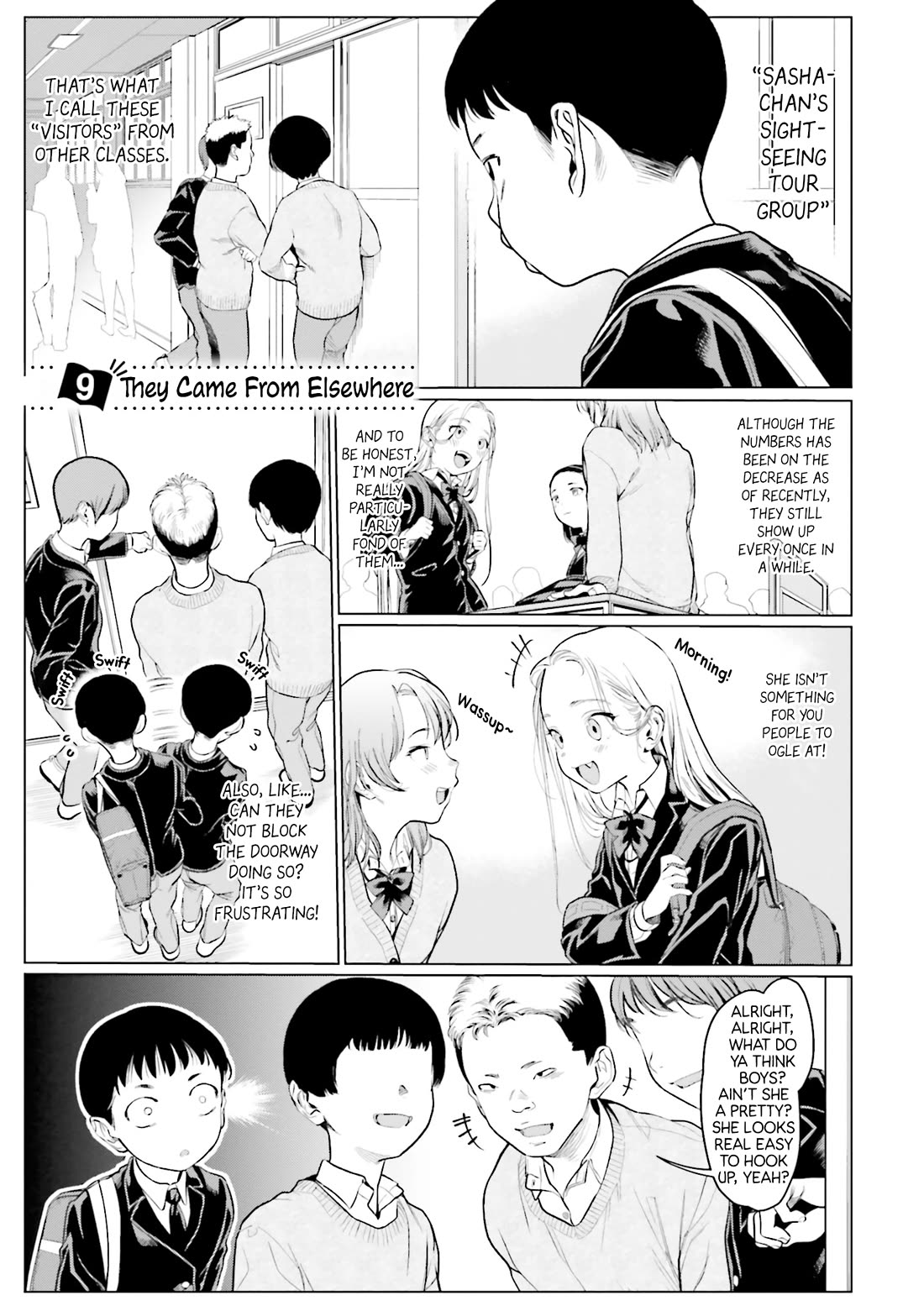 JC Sasha and Her Otaku Classmate chapter 9 page 1