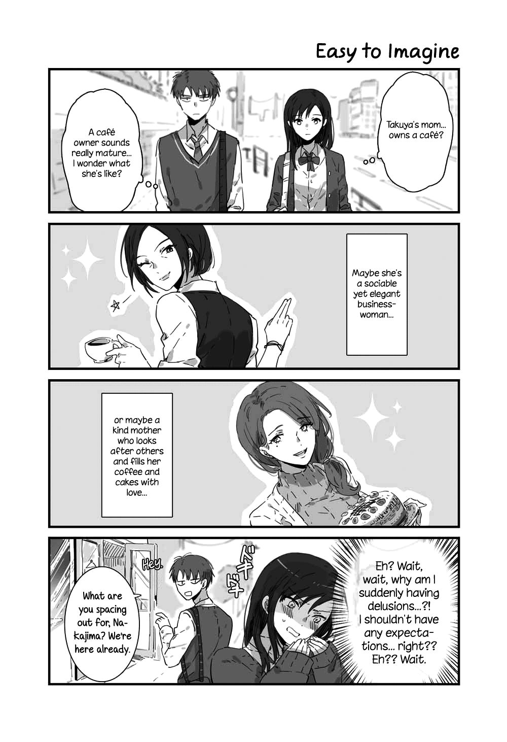 JK-chan and Her Male Classmate's Mom chapter 1 page 2