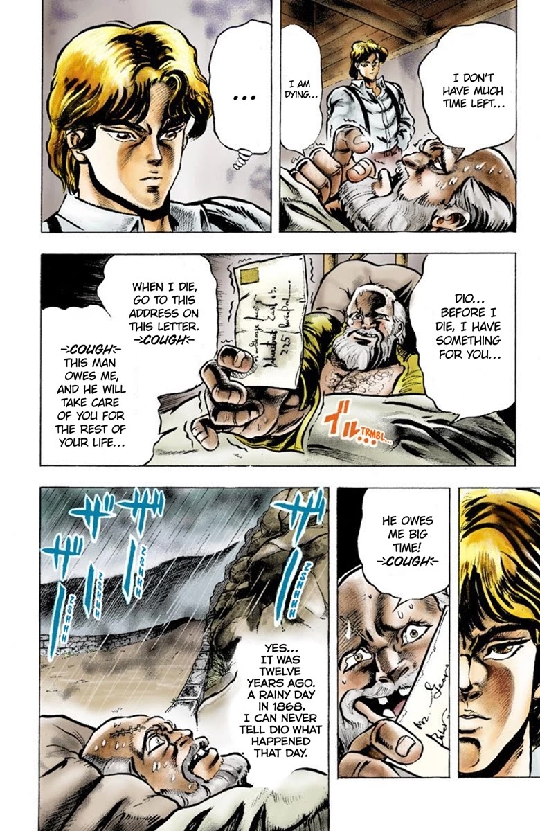JoJo's Bizarre Adventure Part 1 - Phantom Blood (Official Colored) chapter 1 page 13