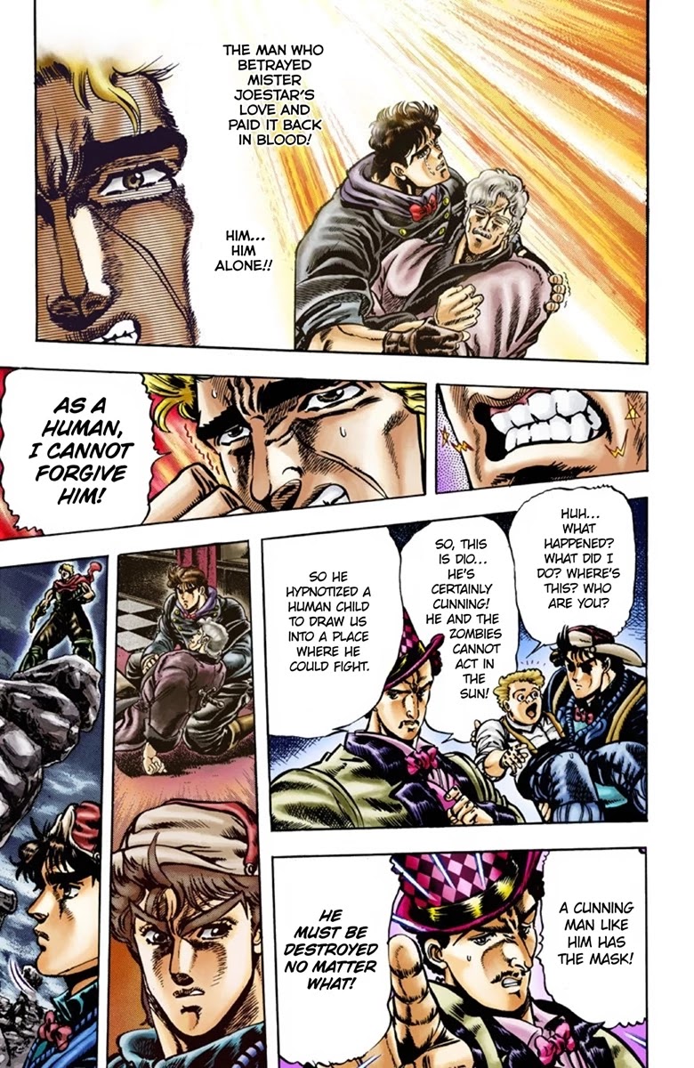 JoJo's Bizarre Adventure Part 1 - Phantom Blood (Official Colored) chapter 25 page 4
