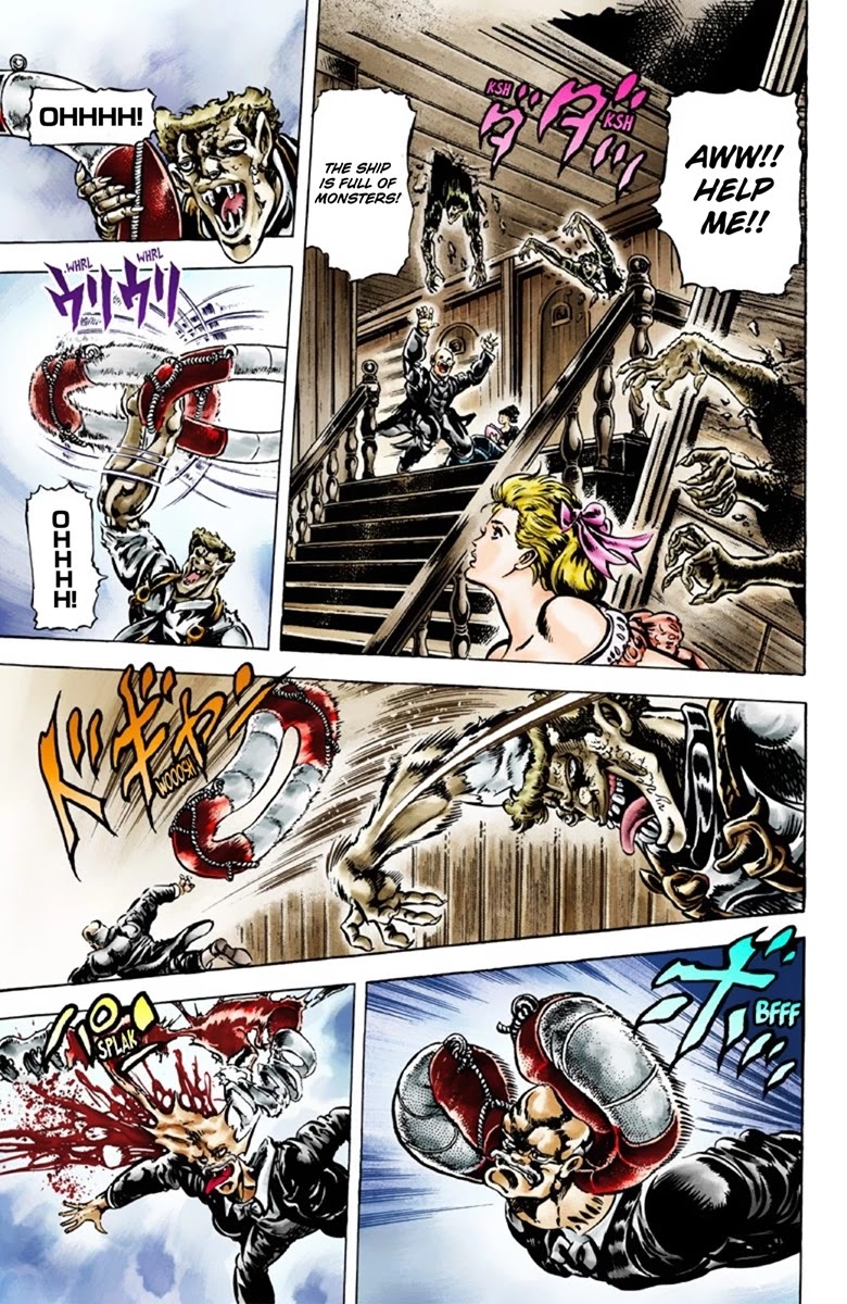 JoJo's Bizarre Adventure Part 1 - Phantom Blood (Official Colored) chapter 43 page 7