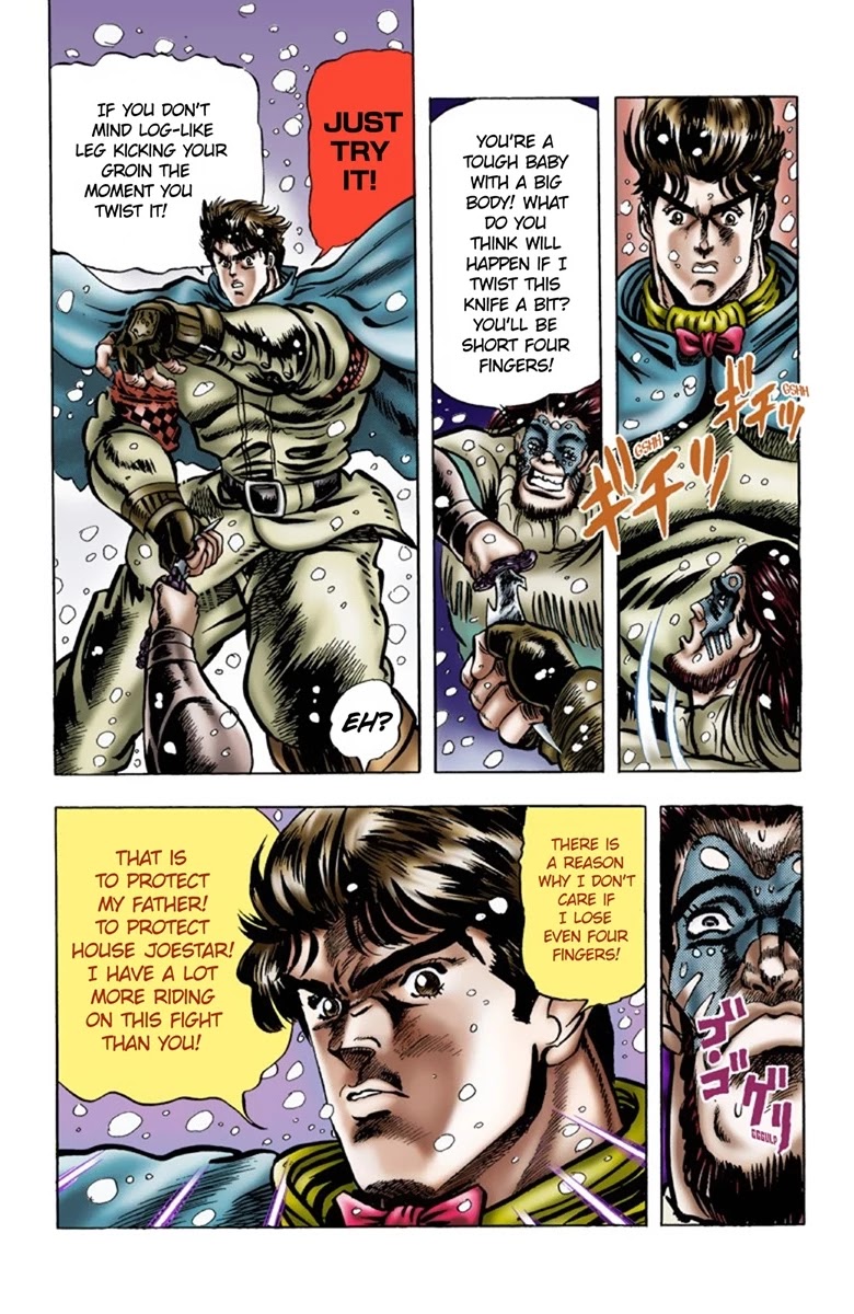 JoJo's Bizarre Adventure Part 1 - Phantom Blood (Official Colored) chapter 8 page 19