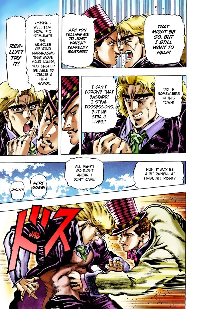 JoJo's Bizarre Adventure Part 1 - Phantom Blood (Official Colored) chapter 24 page 4