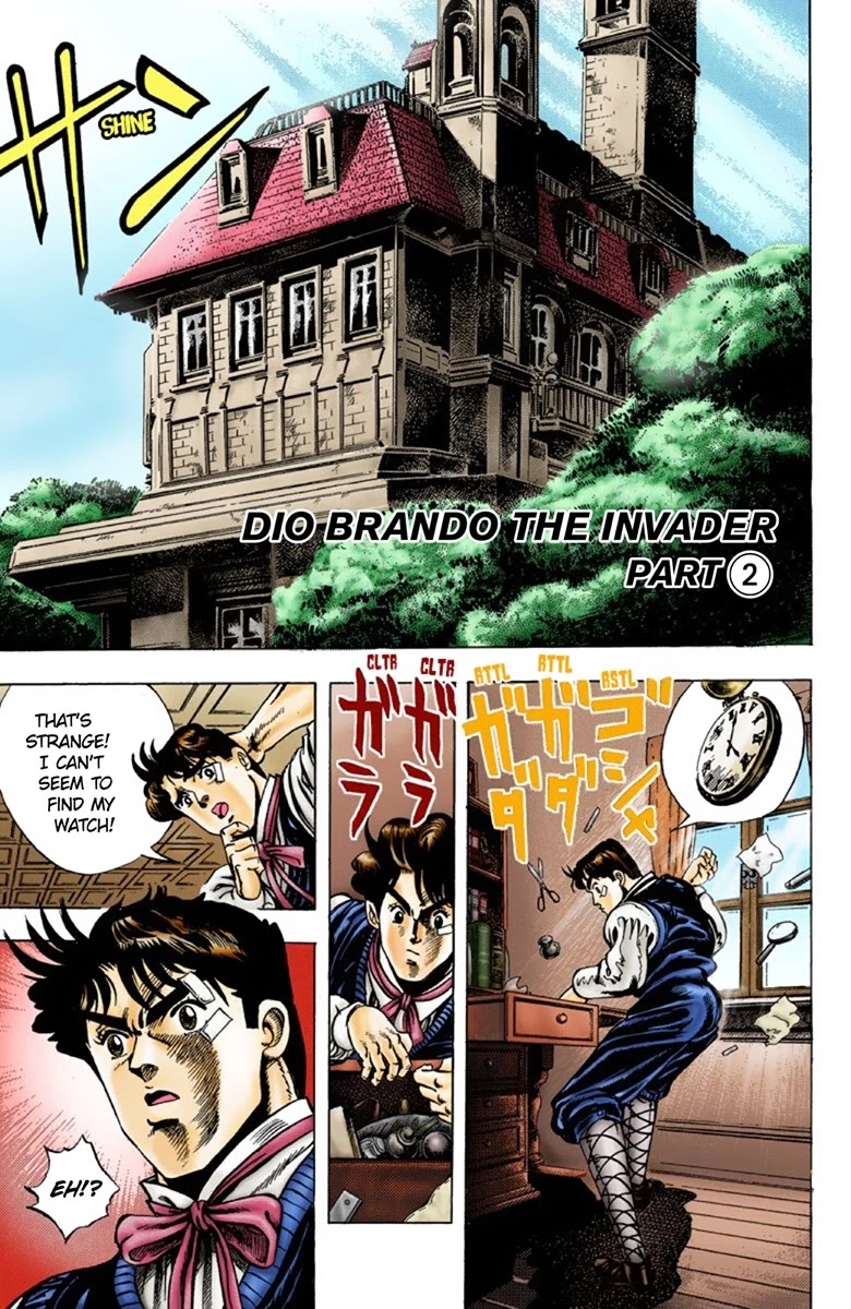 JoJo's Bizarre Adventure Part 1 - Phantom Blood (Official Colored) chapter 3 page 2