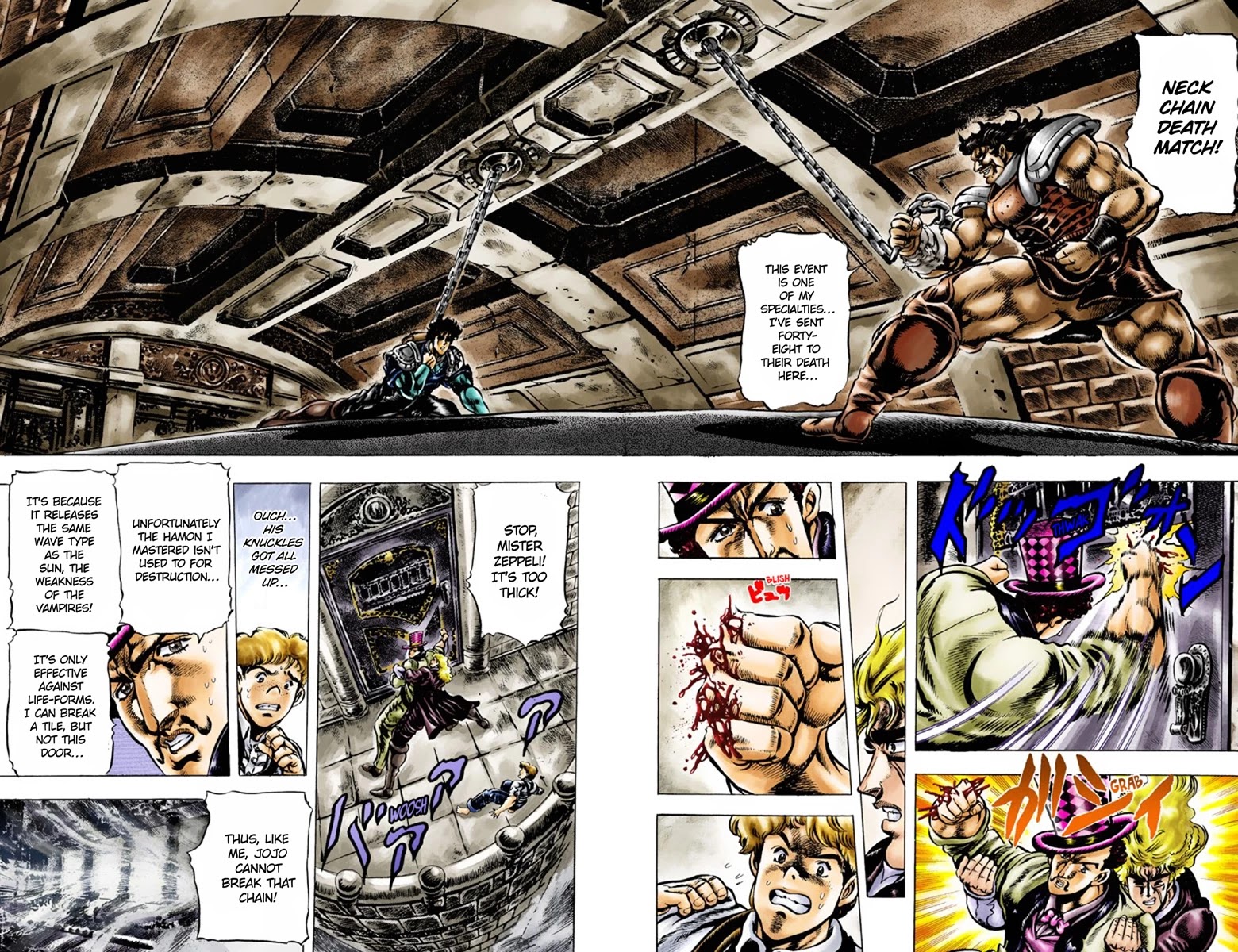 JoJo's Bizarre Adventure Part 1 - Phantom Blood (Official Colored) chapter 33 page 3