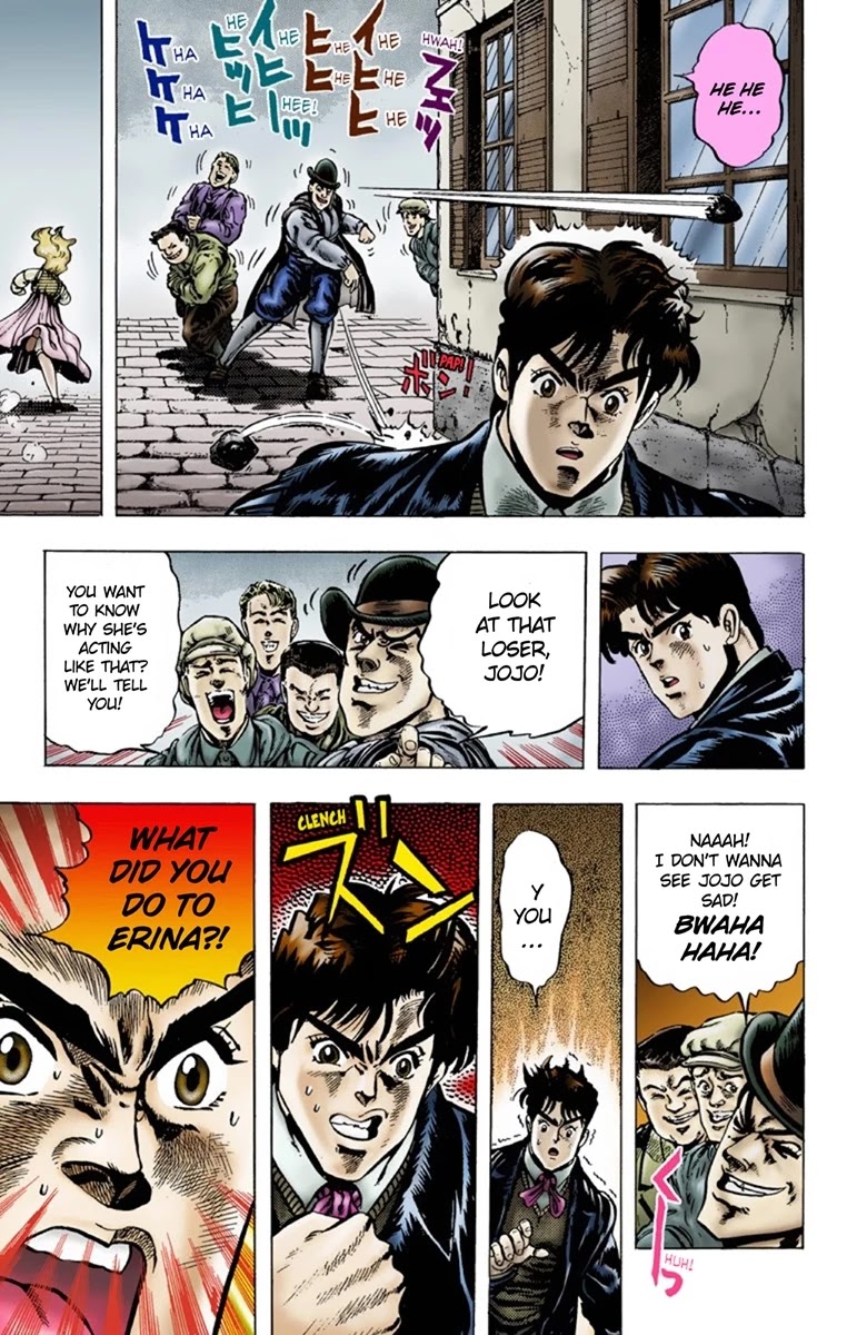 JoJo's Bizarre Adventure Part 1 - Phantom Blood (Official Colored) chapter 4 page 14