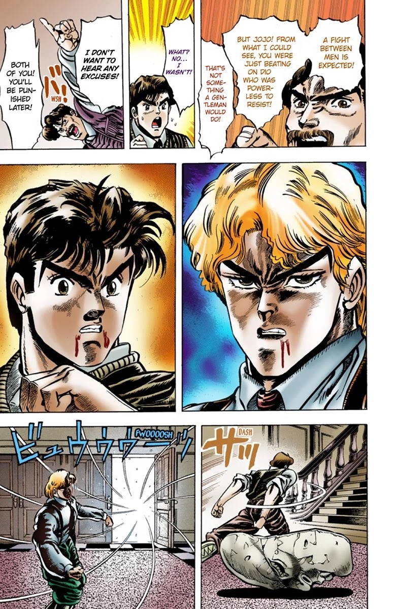 JoJo's Bizarre Adventure Part 1 - Phantom Blood (Official Colored) chapter 5 page 8