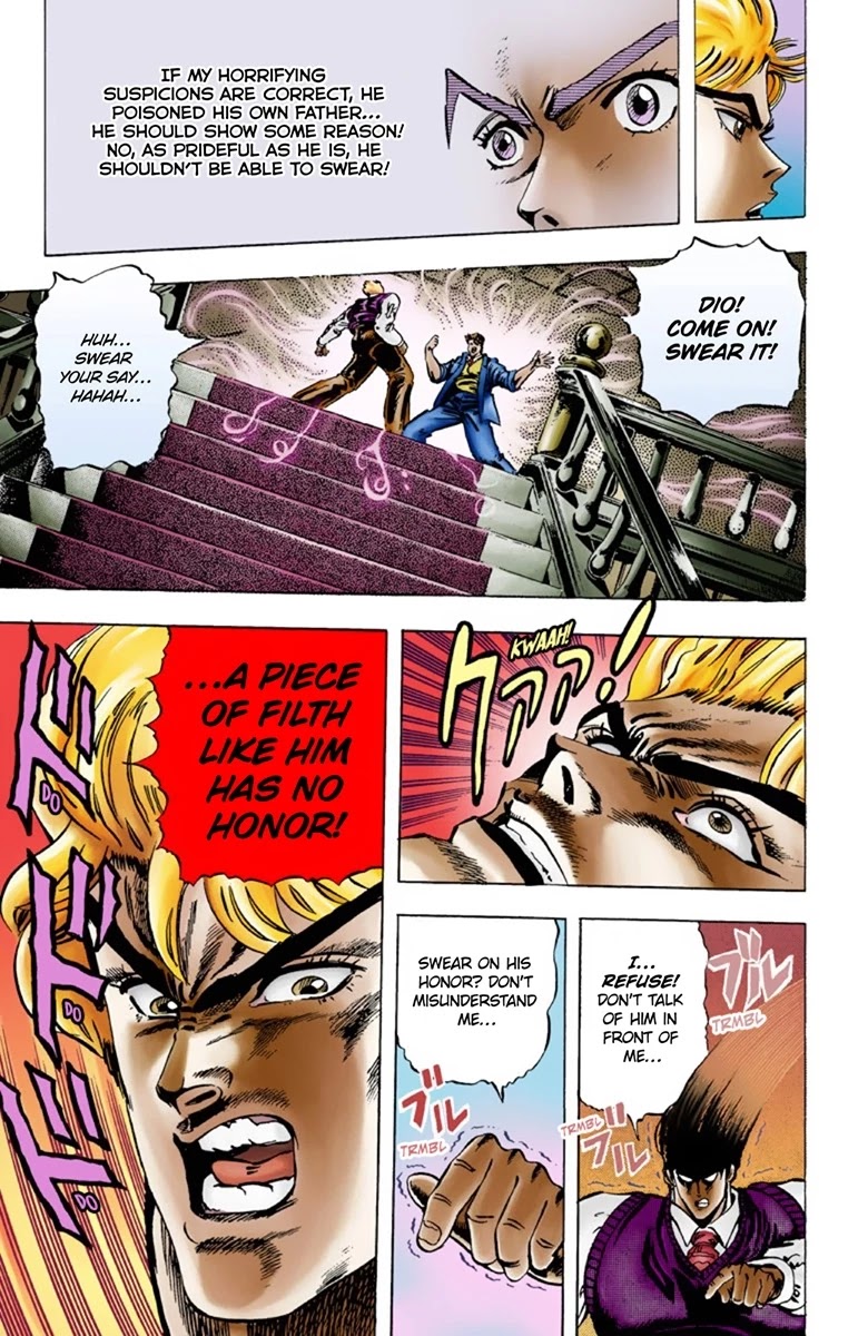 JoJo's Bizarre Adventure Part 1 - Phantom Blood (Official Colored) chapter 7 page 14