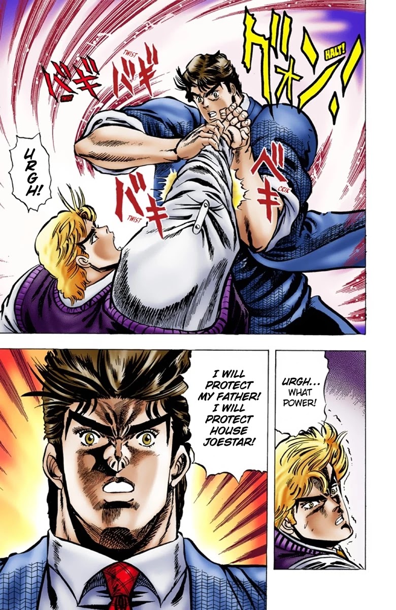 JoJo's Bizarre Adventure Part 1 - Phantom Blood (Official Colored) chapter 7 page 16