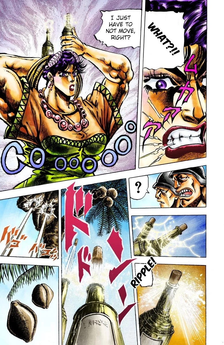 JoJo's Bizarre Adventure Part 2 - Battle Tendency (Official Colored) chapter 12 page 12