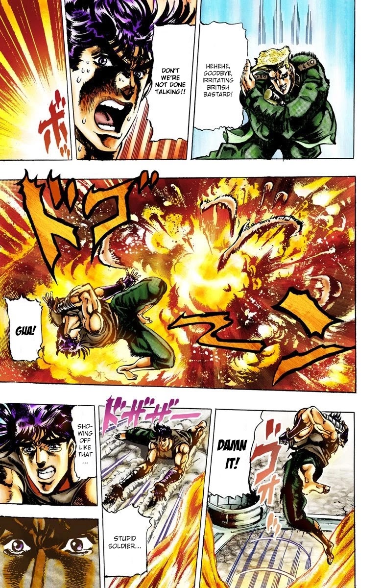JoJo's Bizarre Adventure Part 2 - Battle Tendency (Official Colored) chapter 17 page 9