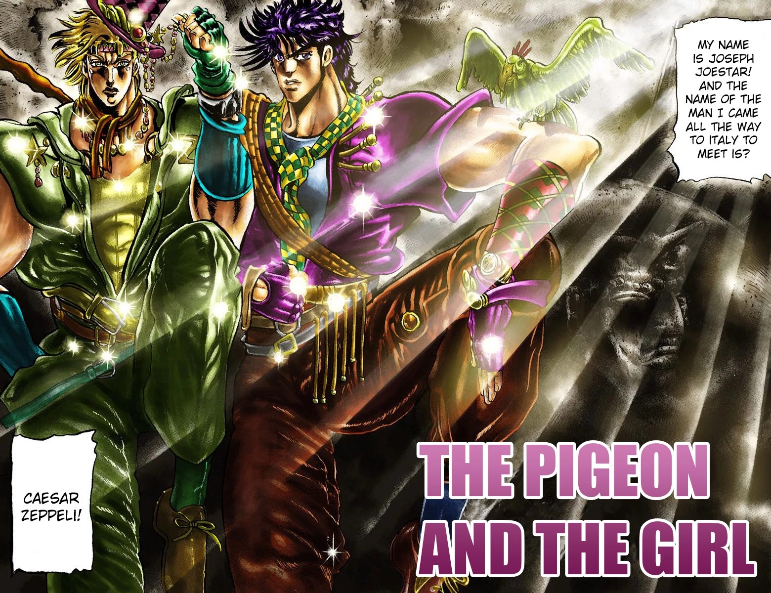 JoJo's Bizarre Adventure Part 2 - Battle Tendency (Official Colored) chapter 19 page 1