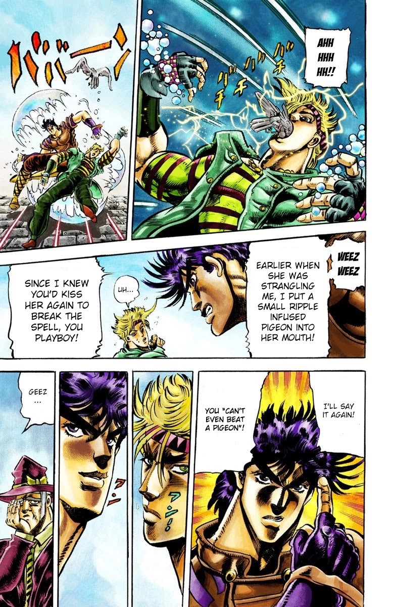 JoJo's Bizarre Adventure Part 2 - Battle Tendency (Official Colored) chapter 19 page 16