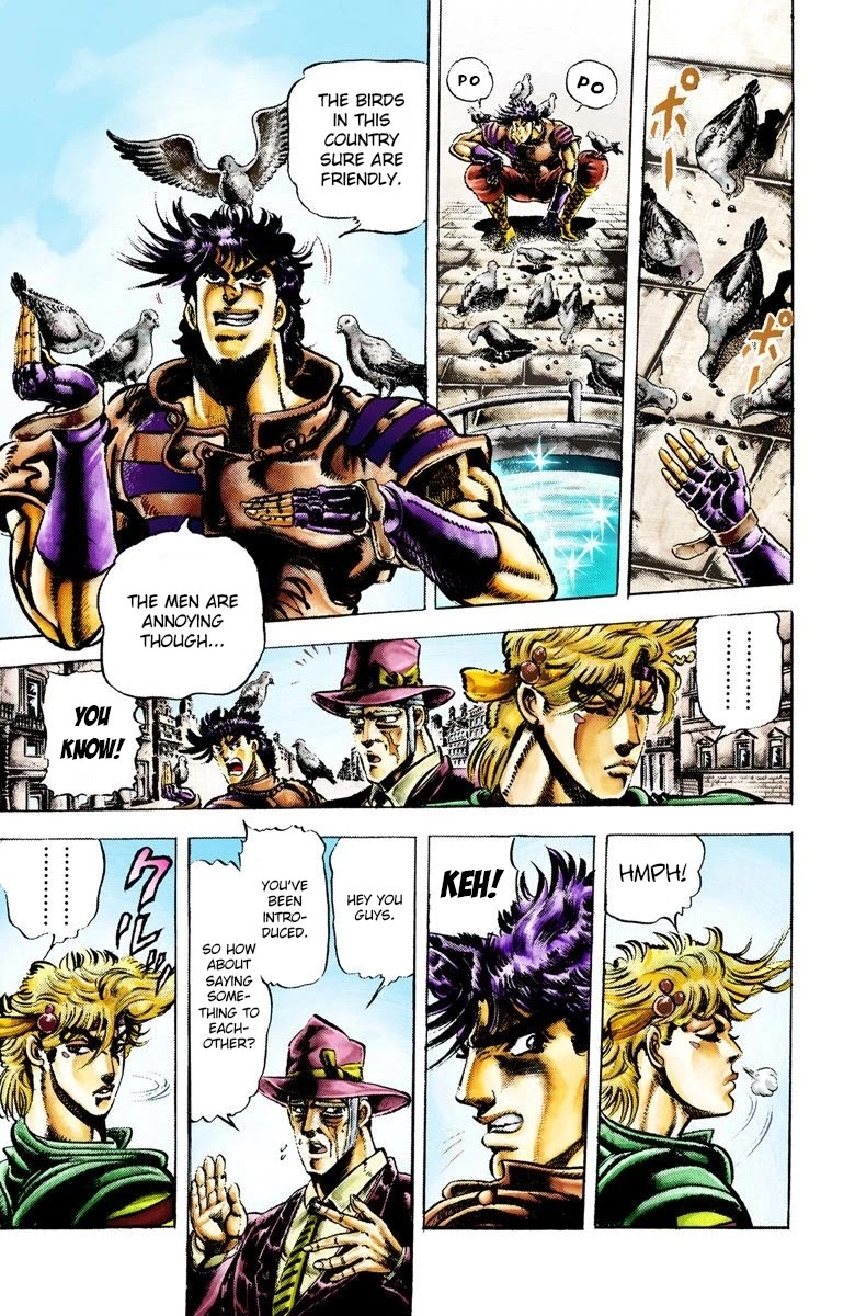 JoJo's Bizarre Adventure Part 2 - Battle Tendency (Official Colored) chapter 19 page 3