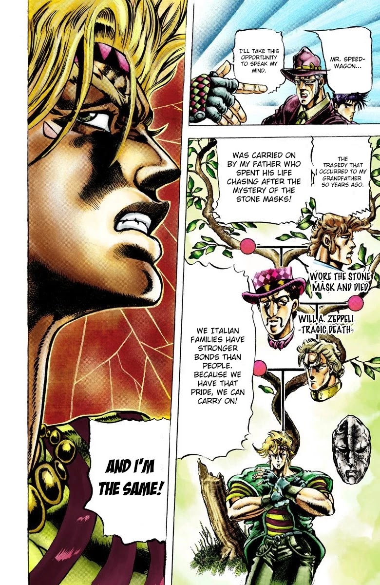 JoJo's Bizarre Adventure Part 2 - Battle Tendency (Official Colored) chapter 19 page 4
