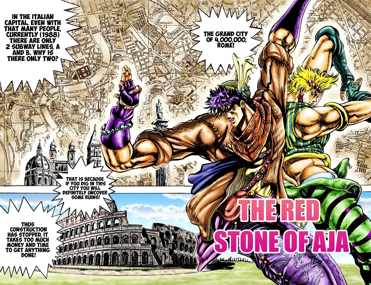 JoJo's Bizarre Adventure Part 2 - Battle Tendency (Official Colored) chapter 20 page 1