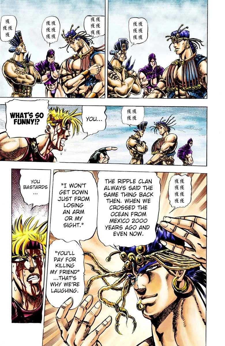JoJo's Bizarre Adventure Part 2 - Battle Tendency (Official Colored) chapter 23 page 10