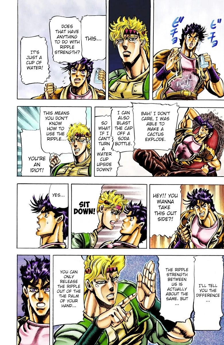 JoJo's Bizarre Adventure Part 2 - Battle Tendency (Official Colored) chapter 27 page 7