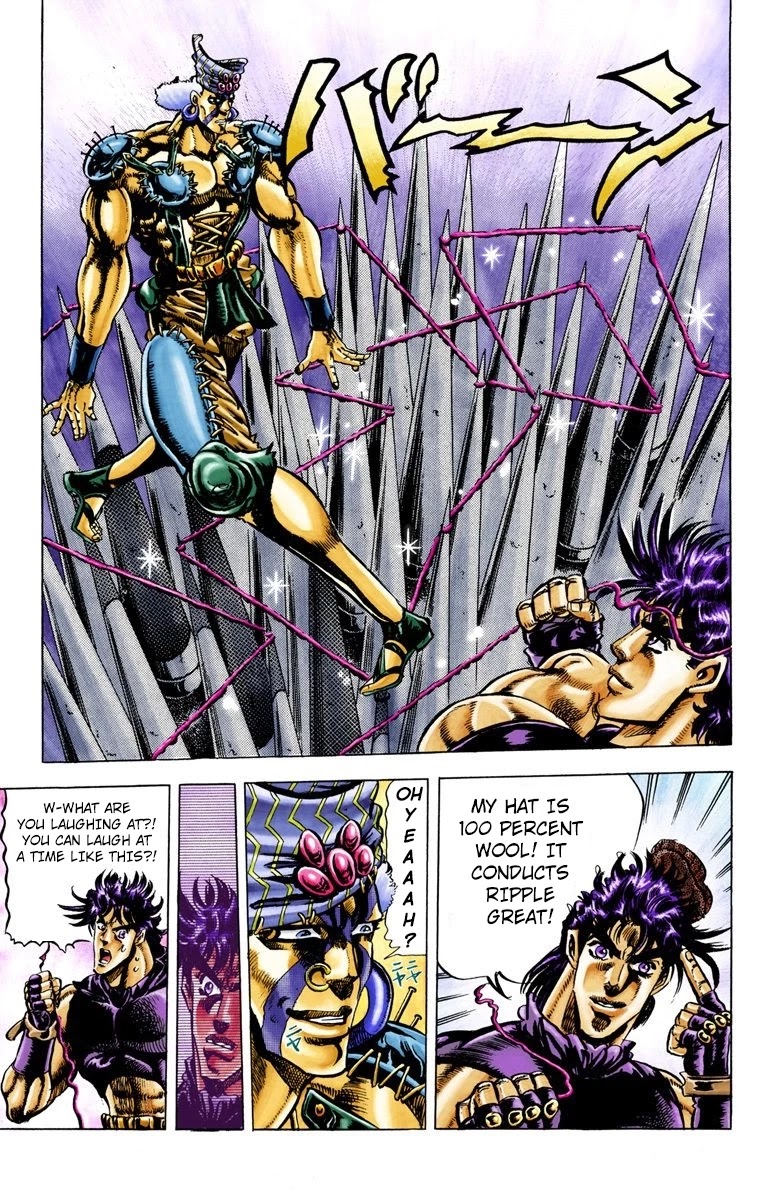 JoJo's Bizarre Adventure Part 2 - Battle Tendency (Official Colored) chapter 35 page 17